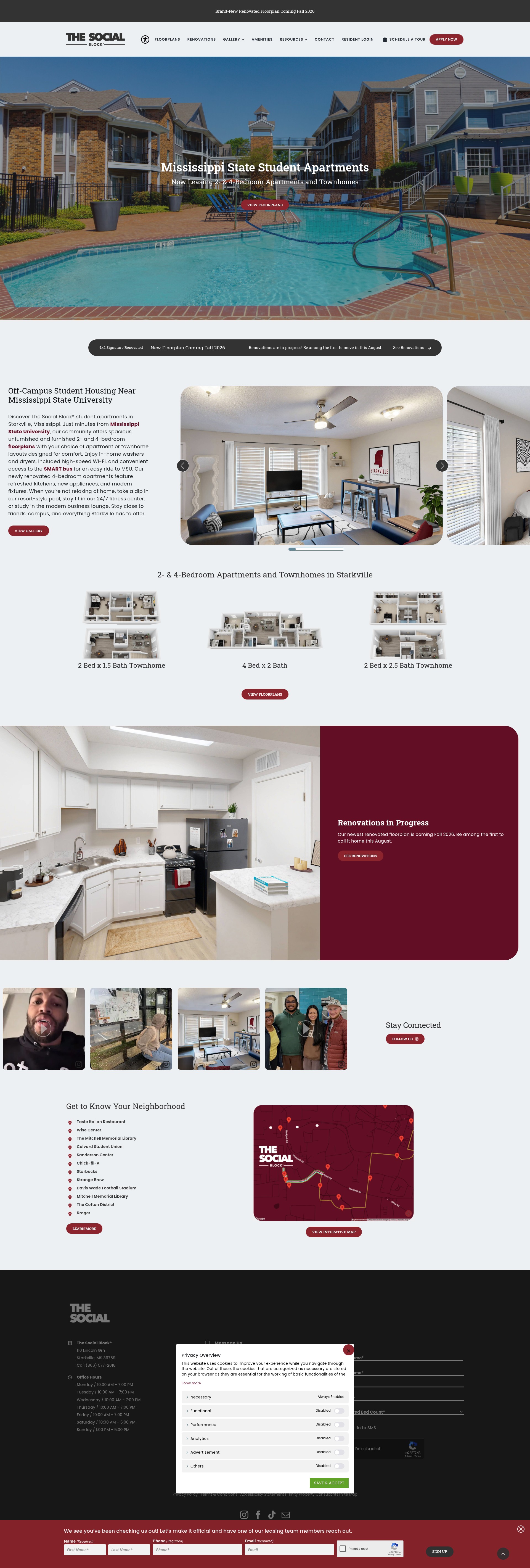 Screenshot of liveatthesocialblock.com
