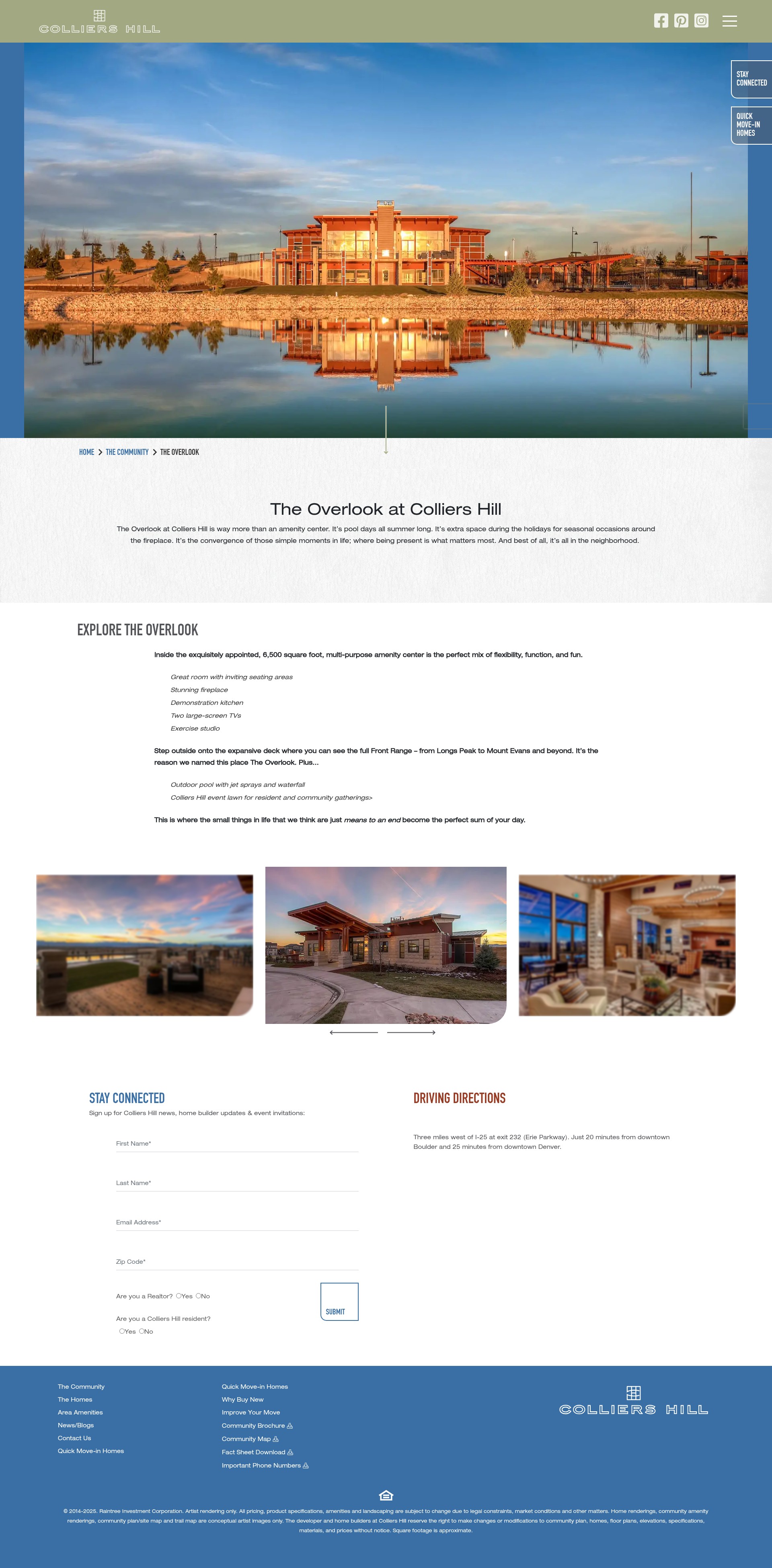 Screenshot of livecolliershill.com