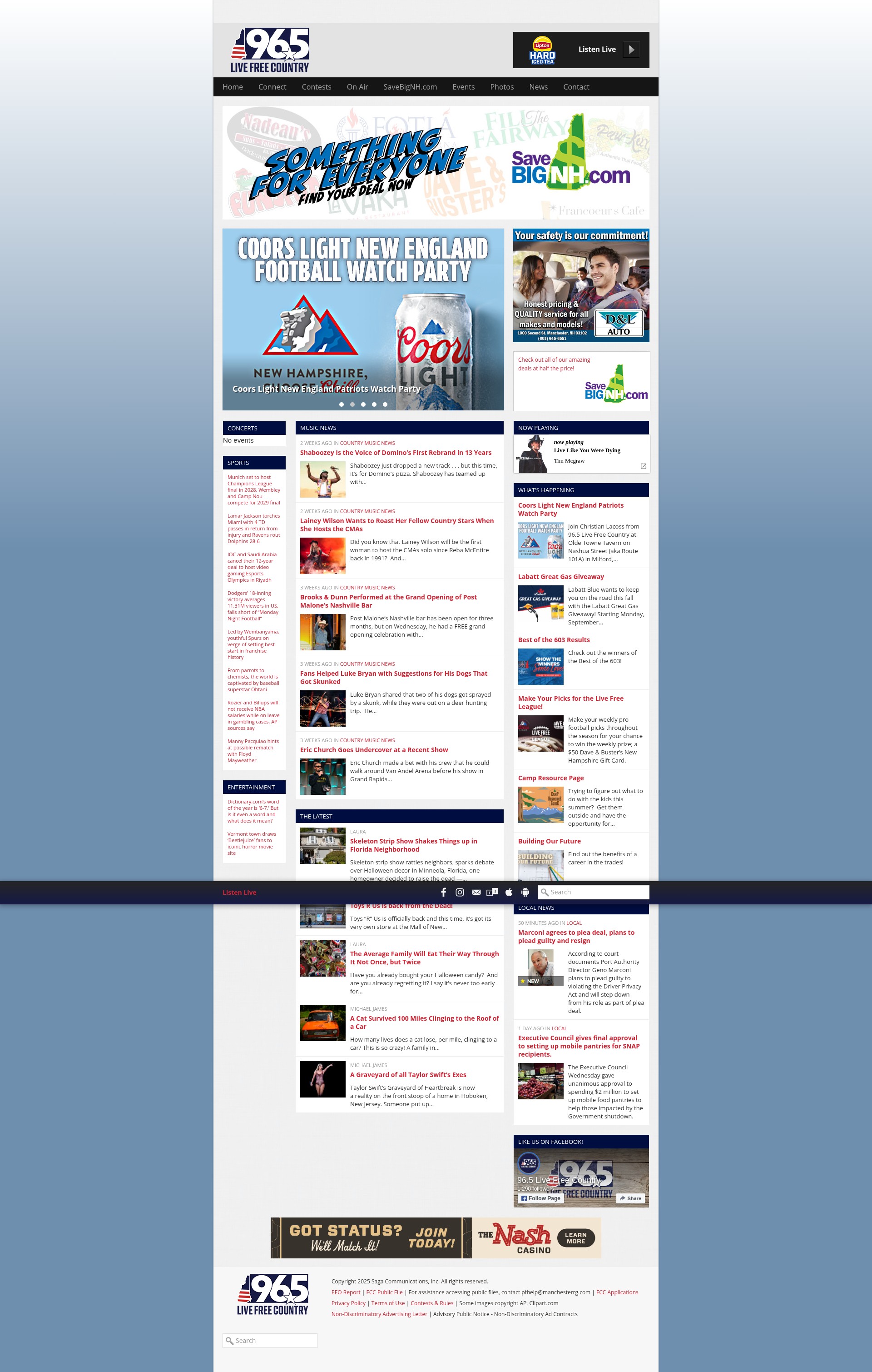 Screenshot of livefreecountry.com