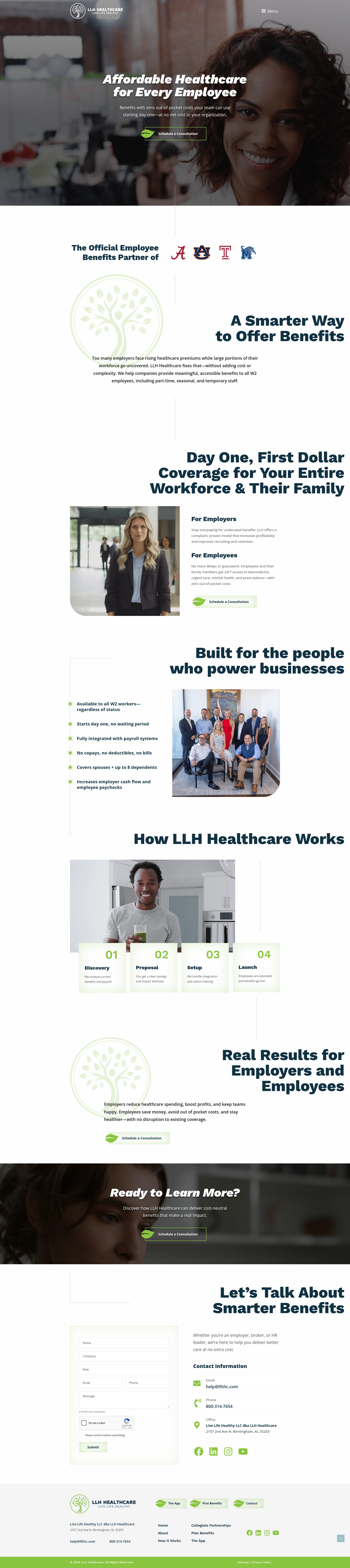 Screenshot of livelifehealthy.com