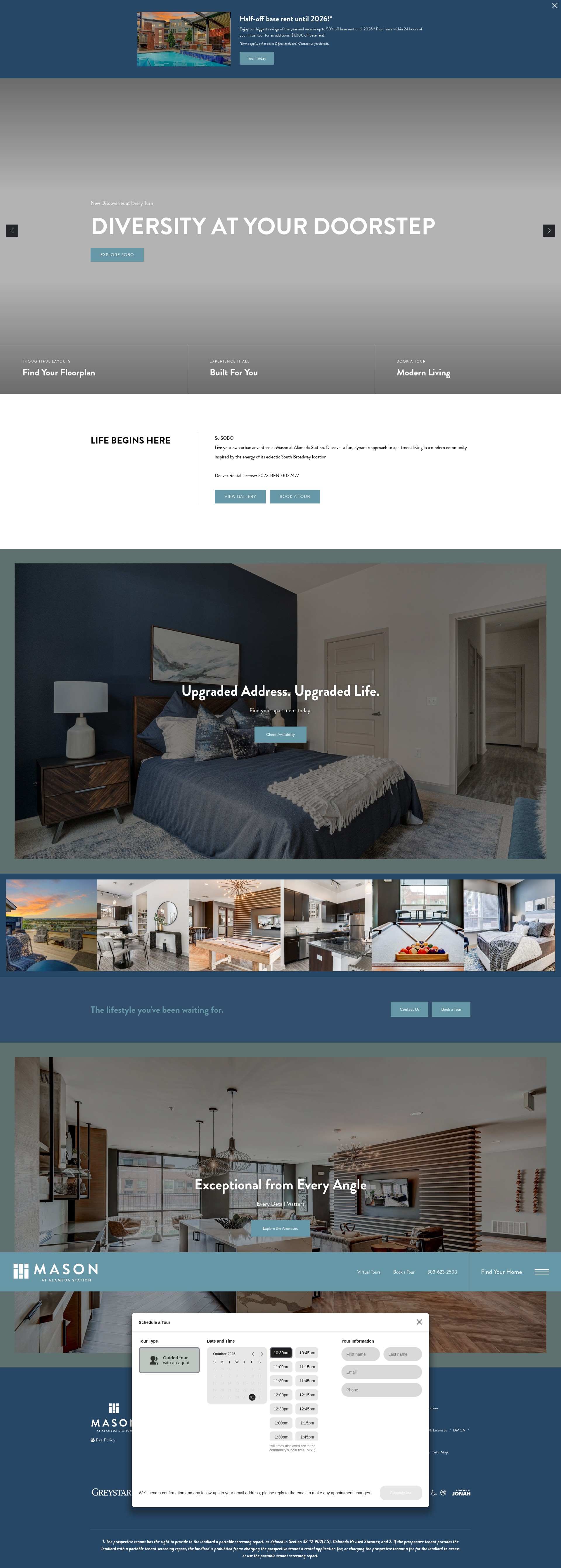 Screenshot of livemasonalameda.com