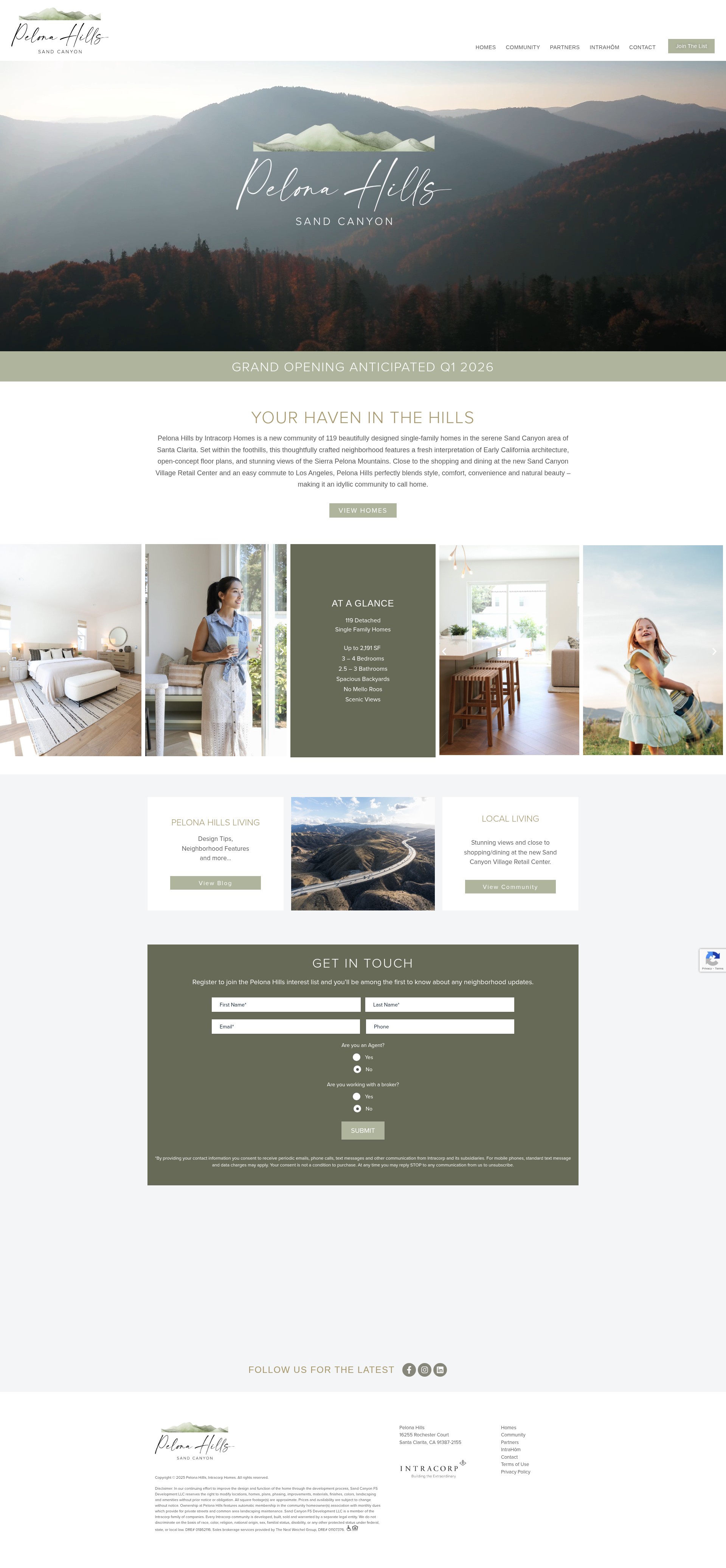 Screenshot of livepelonahills.com