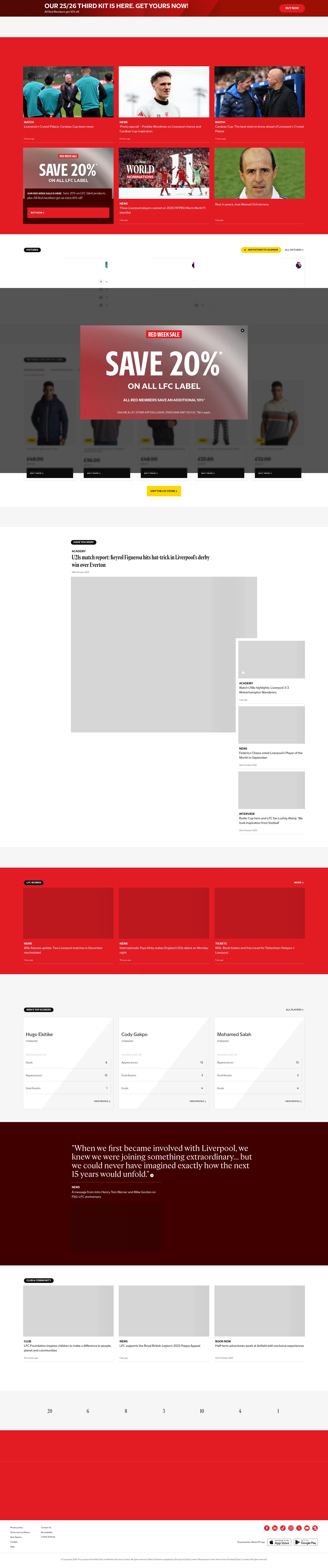 Screenshot of liverpoolfc.com