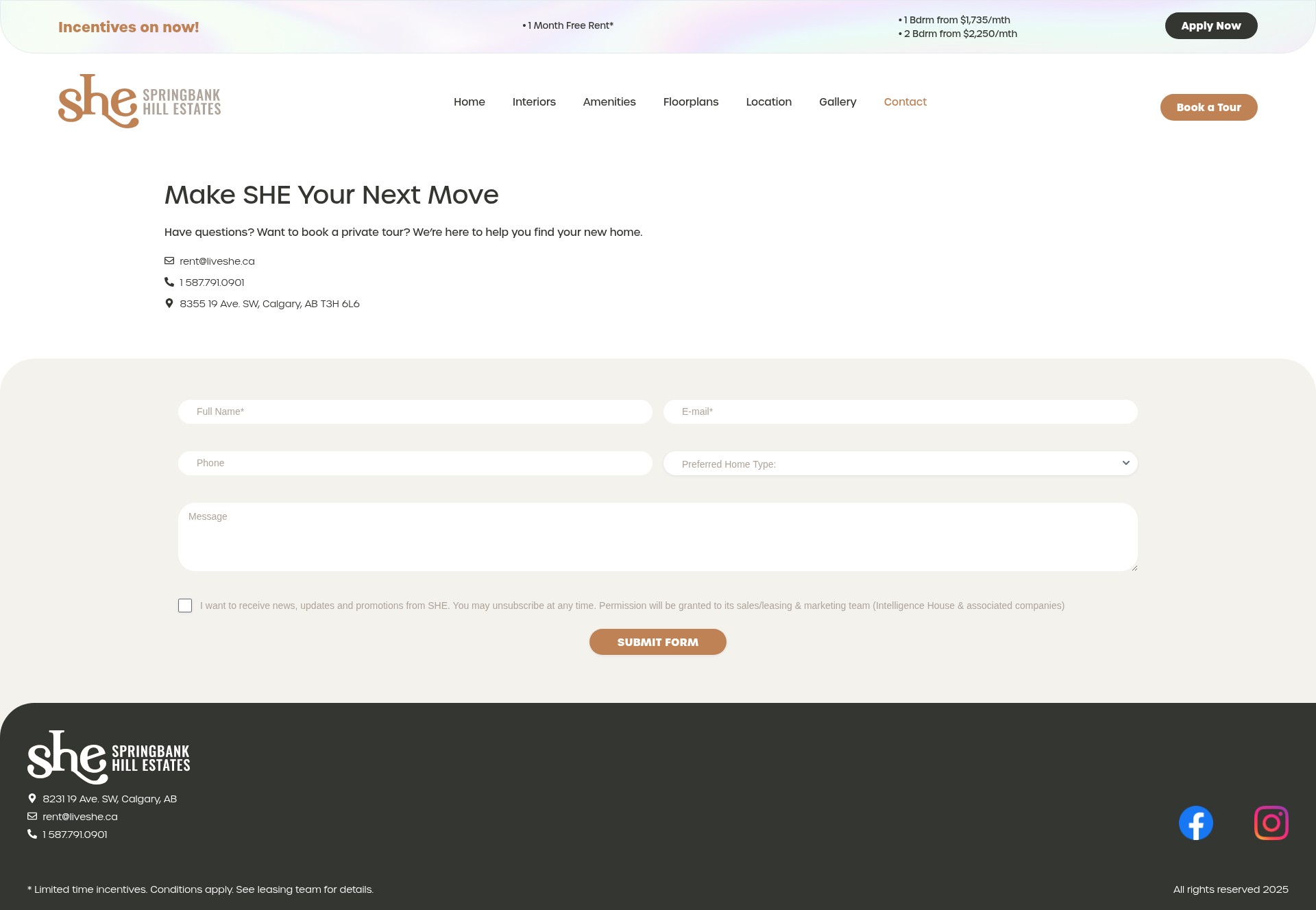 Screenshot of liveshe.ca