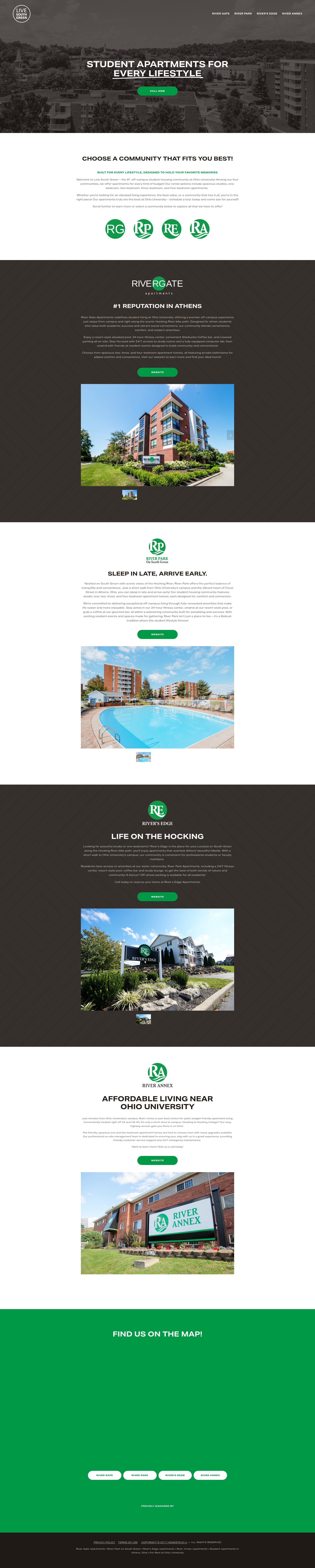 Screenshot of livesouthgreenou.com