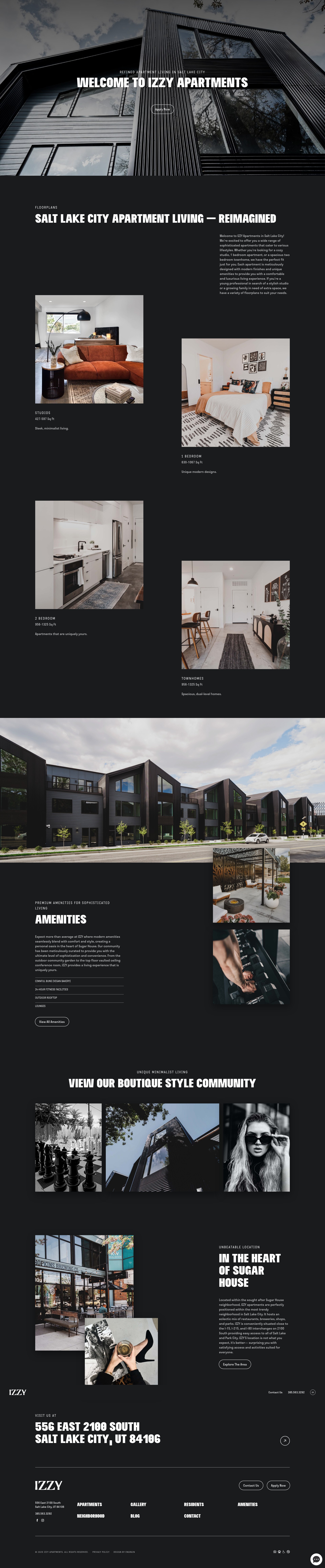 Screenshot of livetheizzy.com