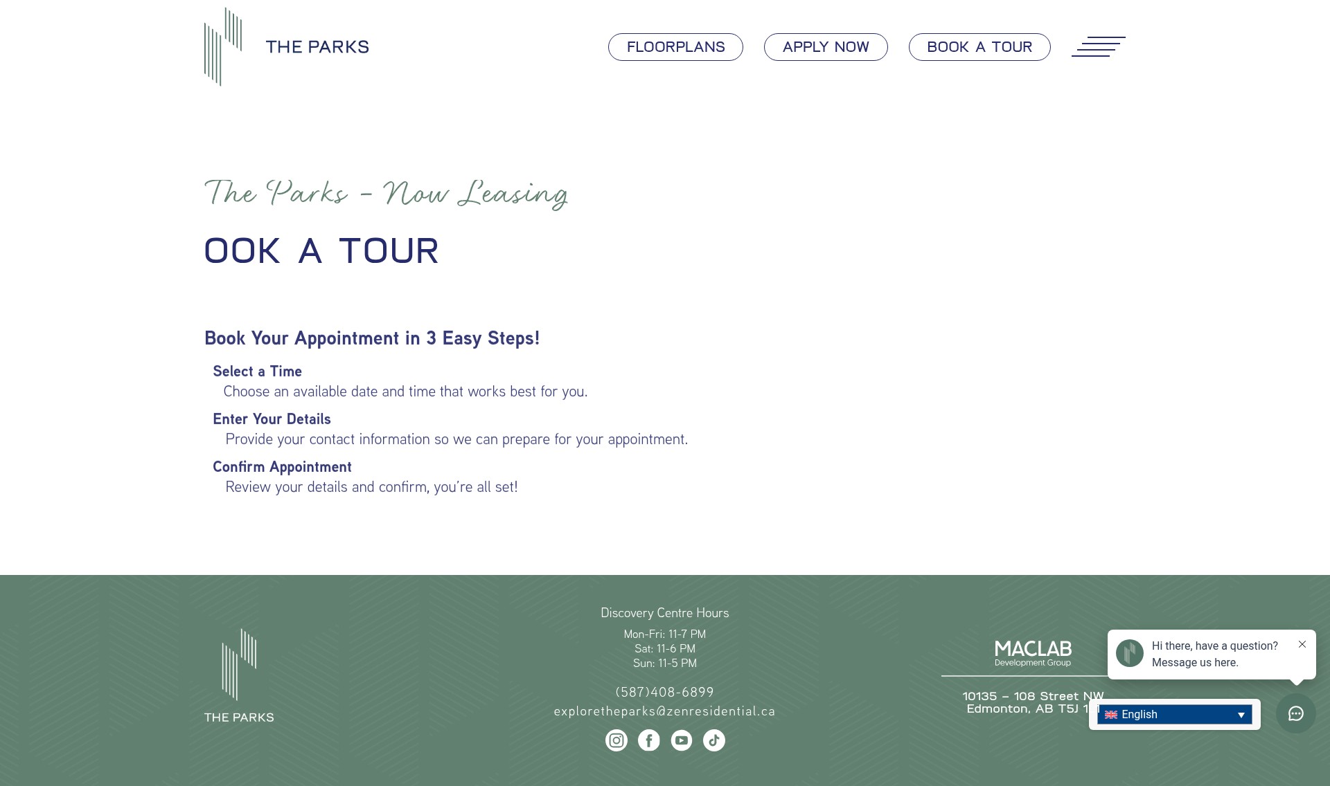 Screenshot of livetheparks.com