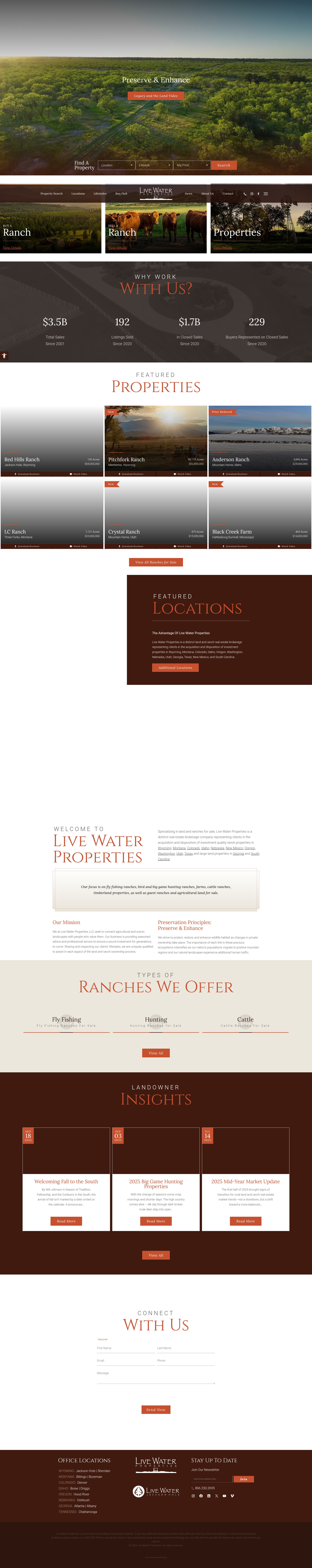 Screenshot of livewaterproperties.com