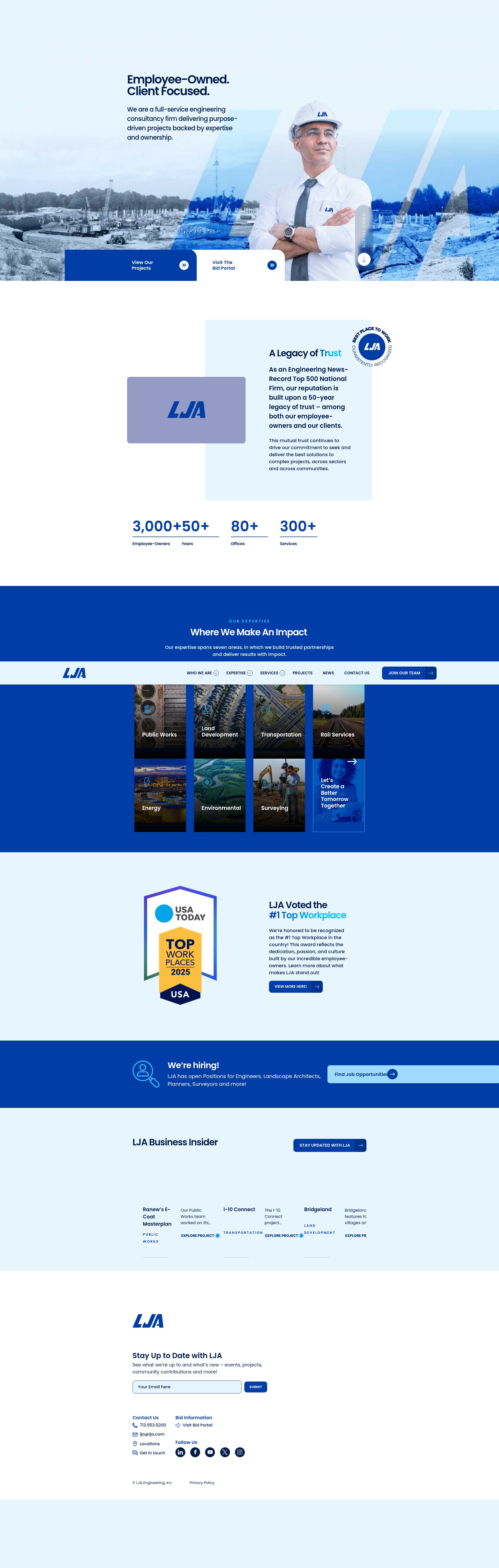 Screenshot of lja.com