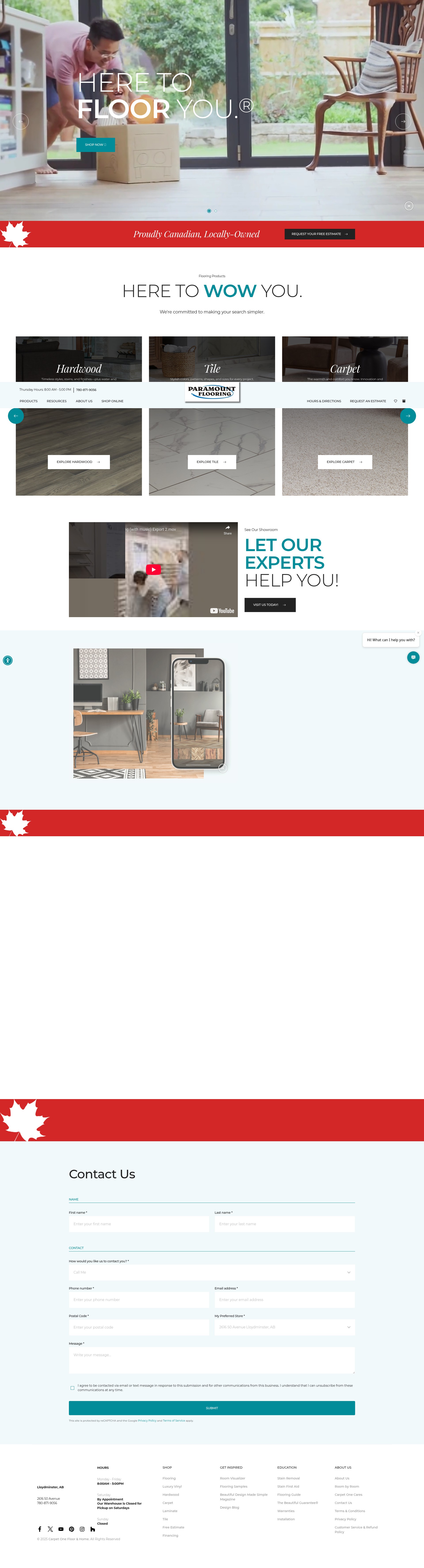 Screenshot of lloydparamount.ca