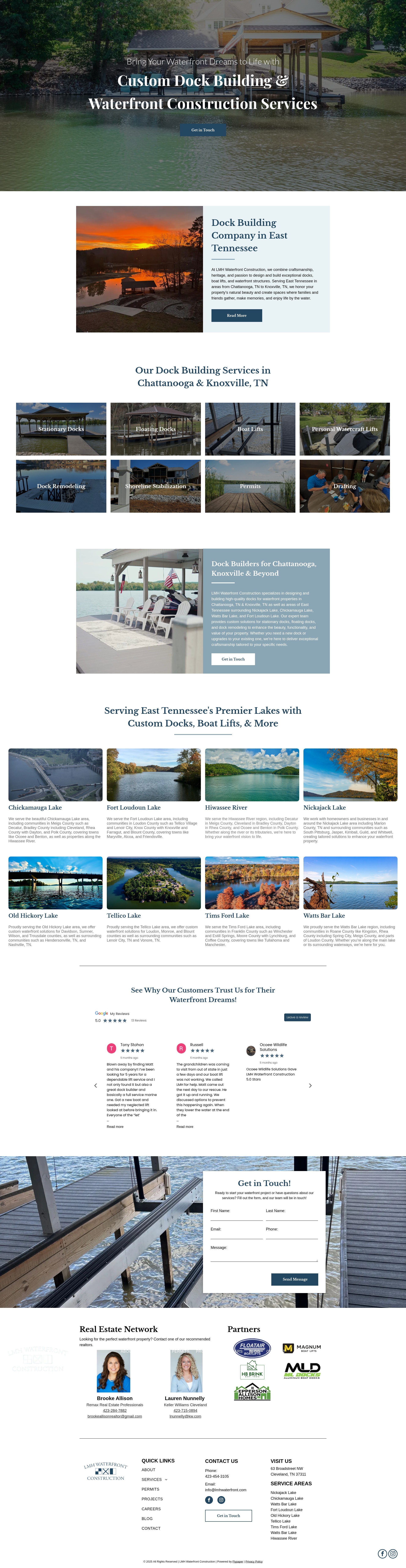 Screenshot of lmhwaterfront.com