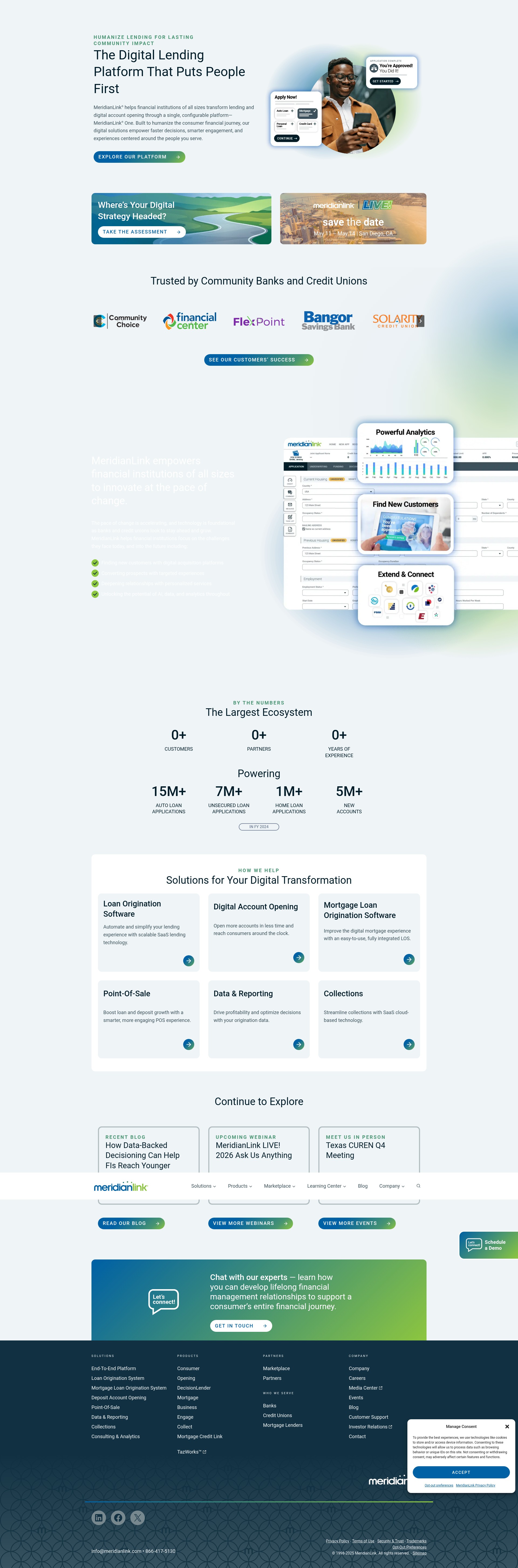 Screenshot of loanspq.com