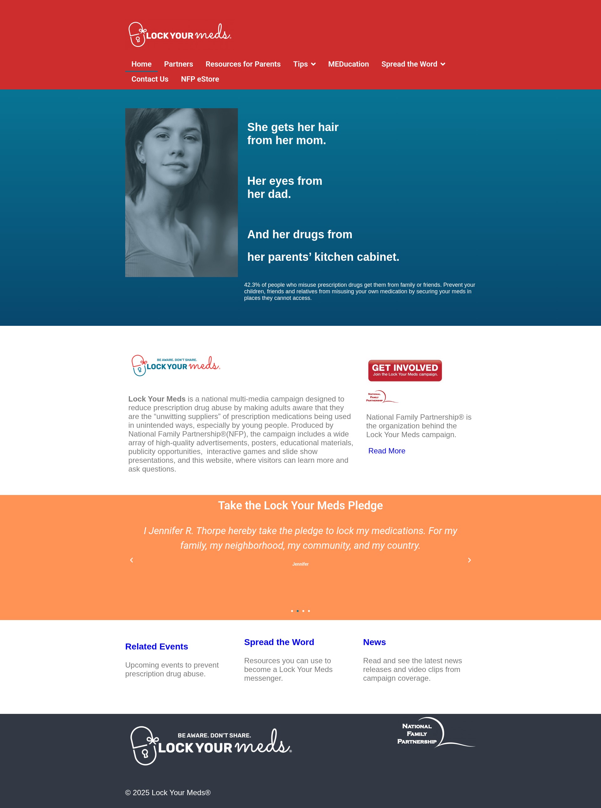 Screenshot of lockyourmeds.org