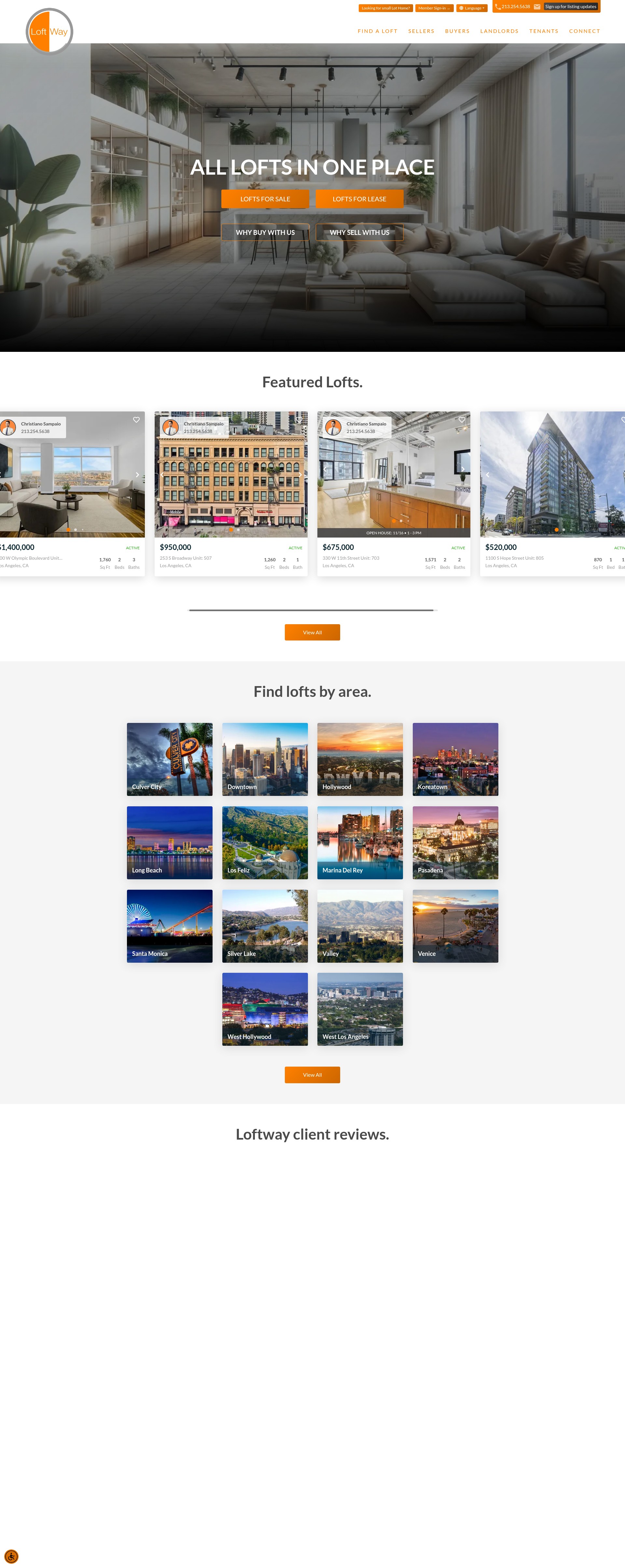 Screenshot of loftway.com