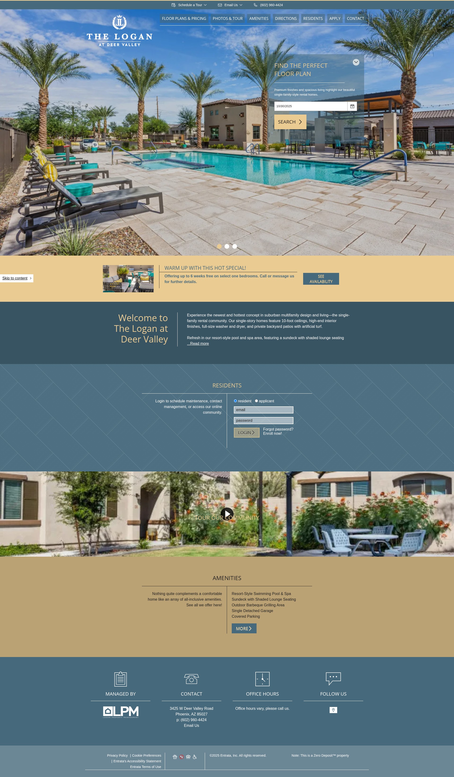 Screenshot of loganatdeervalley.com