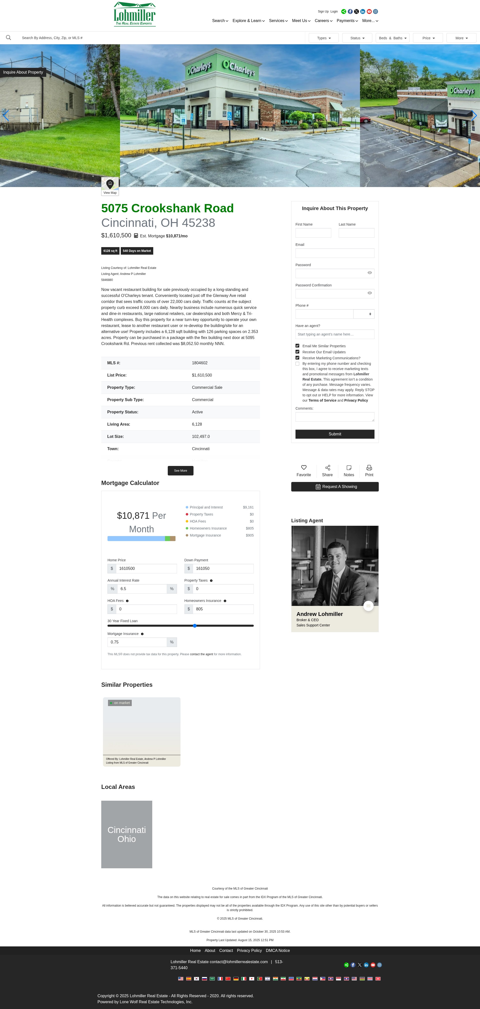 Screenshot of lohmillerrealestate.com