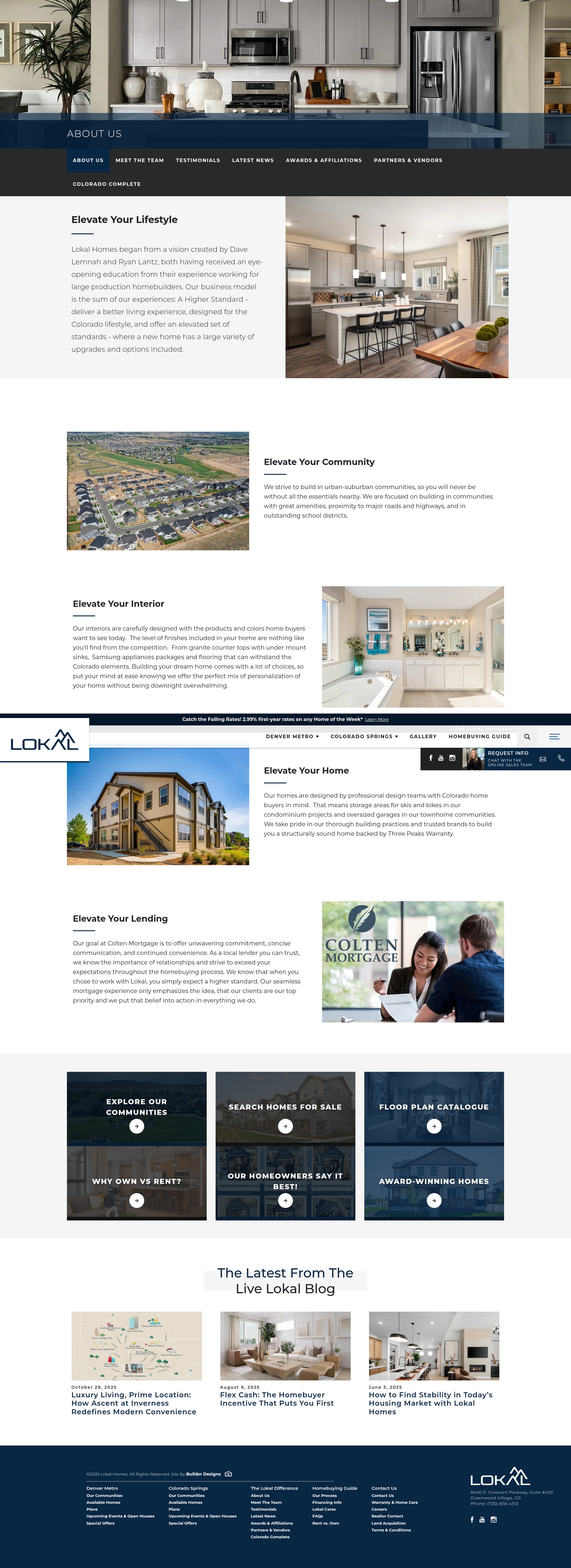 Screenshot of lokalhomes.com