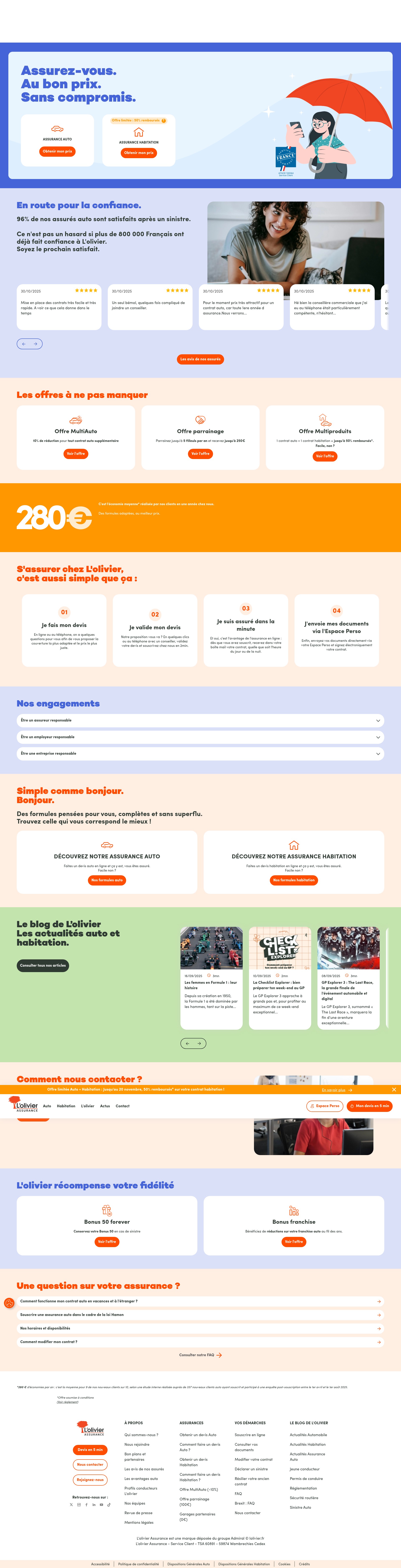Screenshot of lolivier.fr