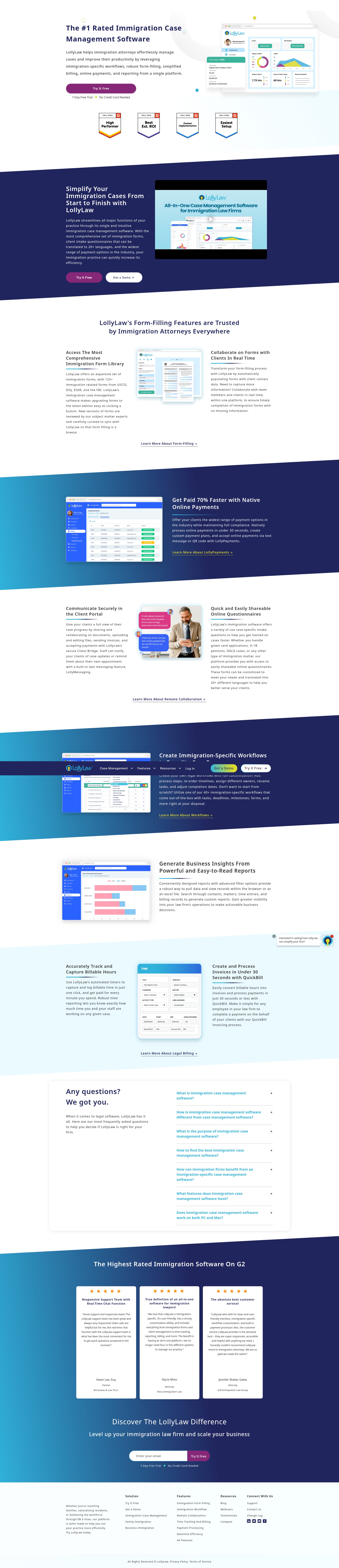 Screenshot of lollylaw.com