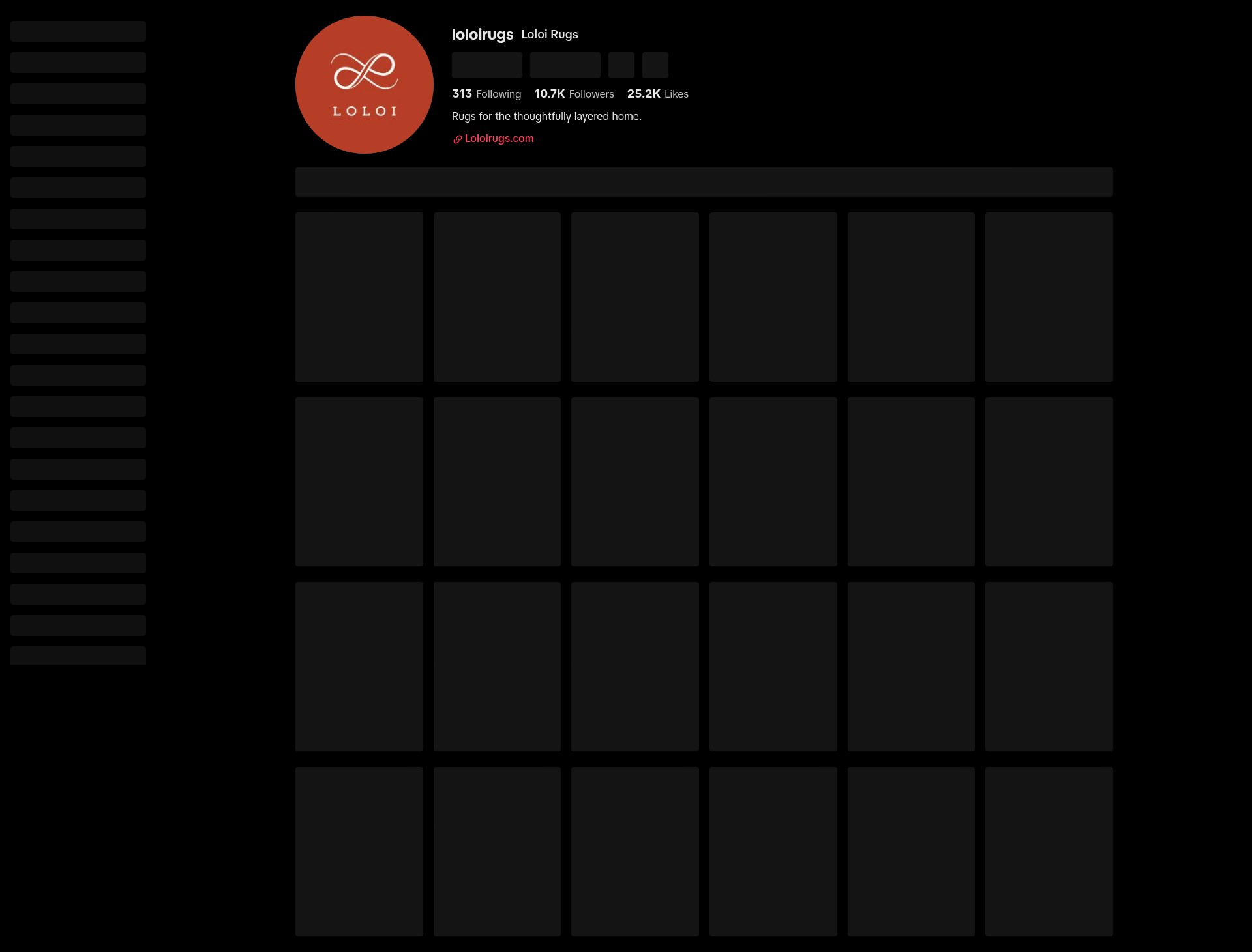Screenshot of loloirugs.com