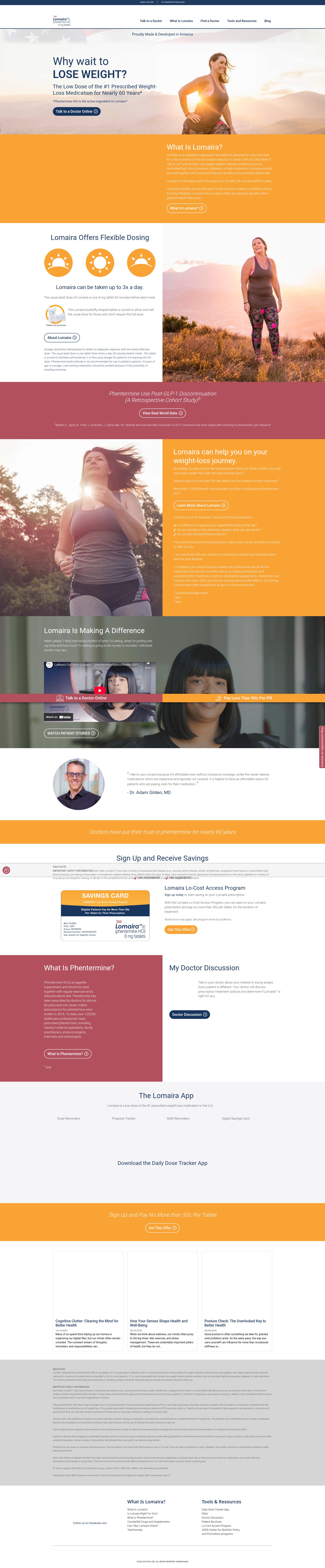 Screenshot of lomaira.com