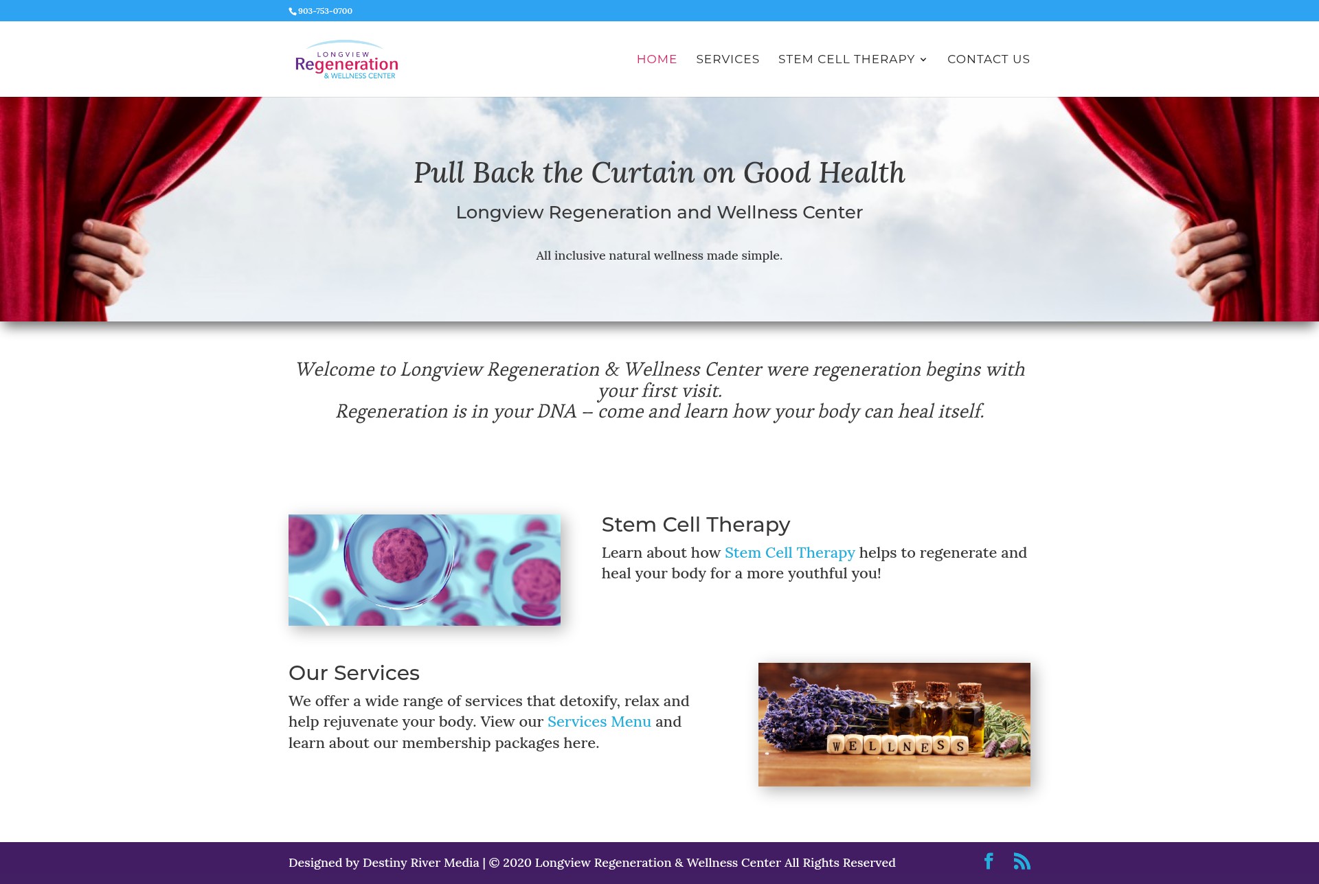 Screenshot of longview-regen.com