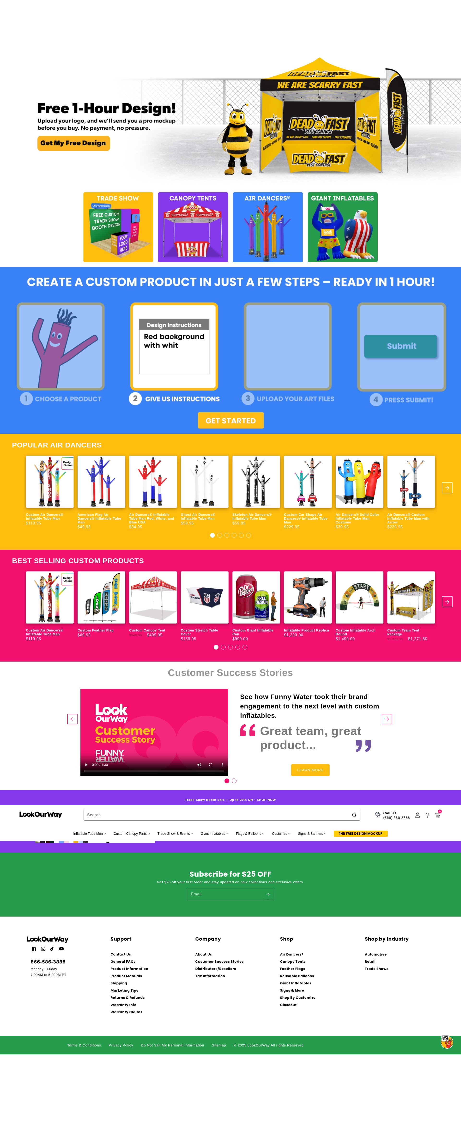 Screenshot of lookourway.com