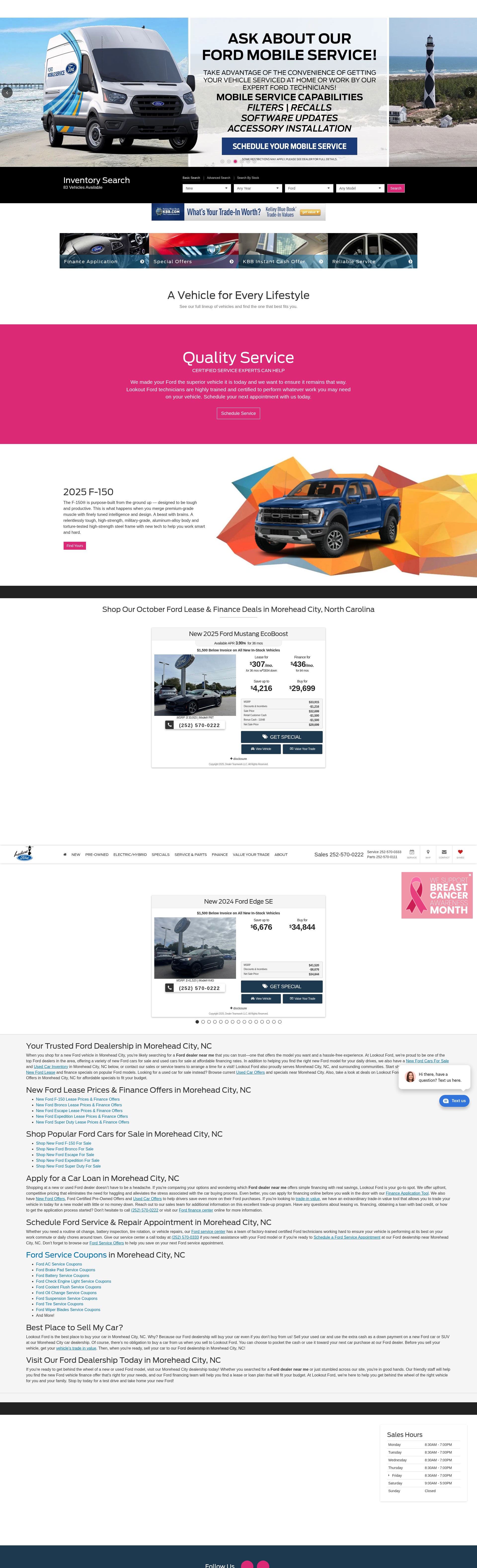 Screenshot of lookoutford.com