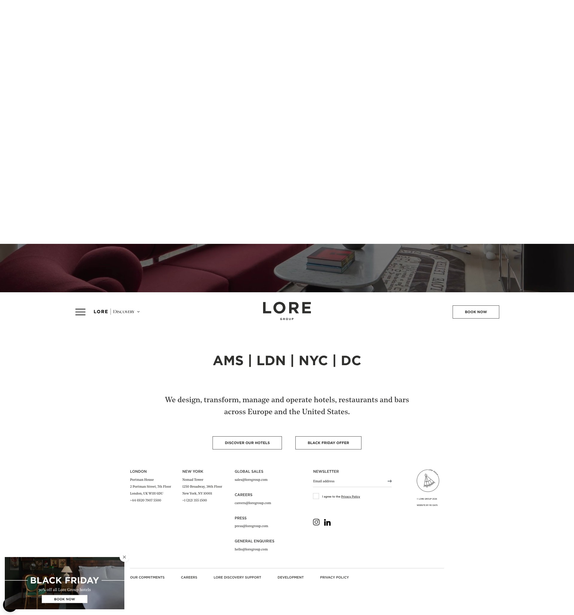 Screenshot of loregroup.com