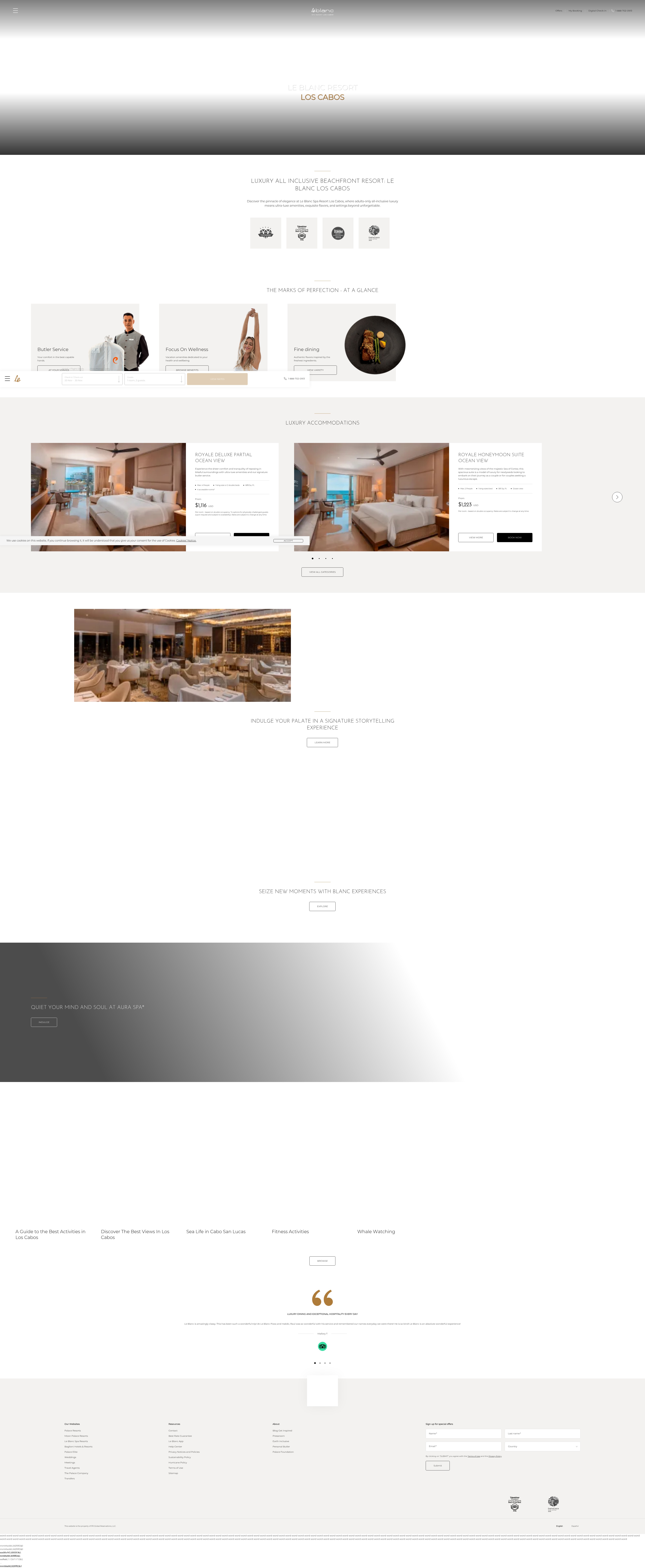 Screenshot of los-cabos.leblancsparesorts.com