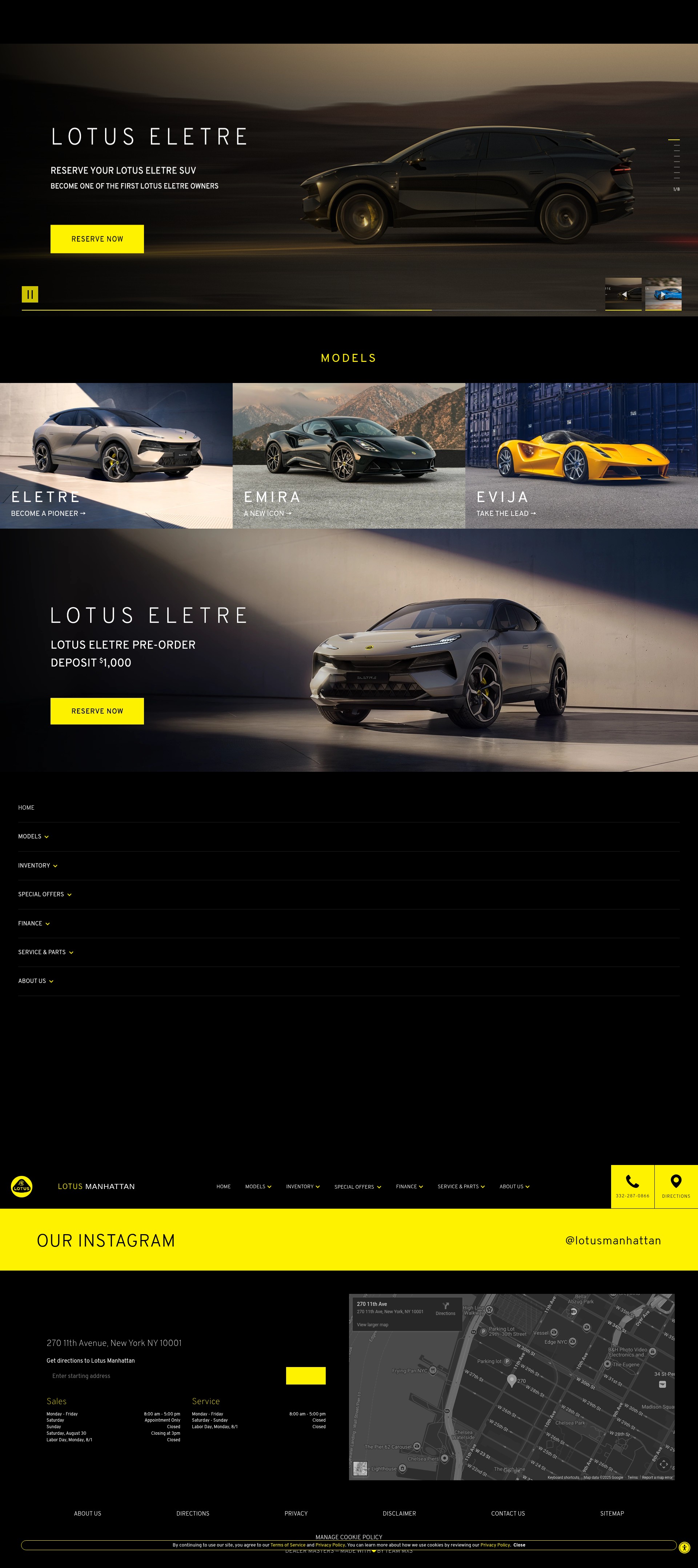 Screenshot of lotusmanhattan.com