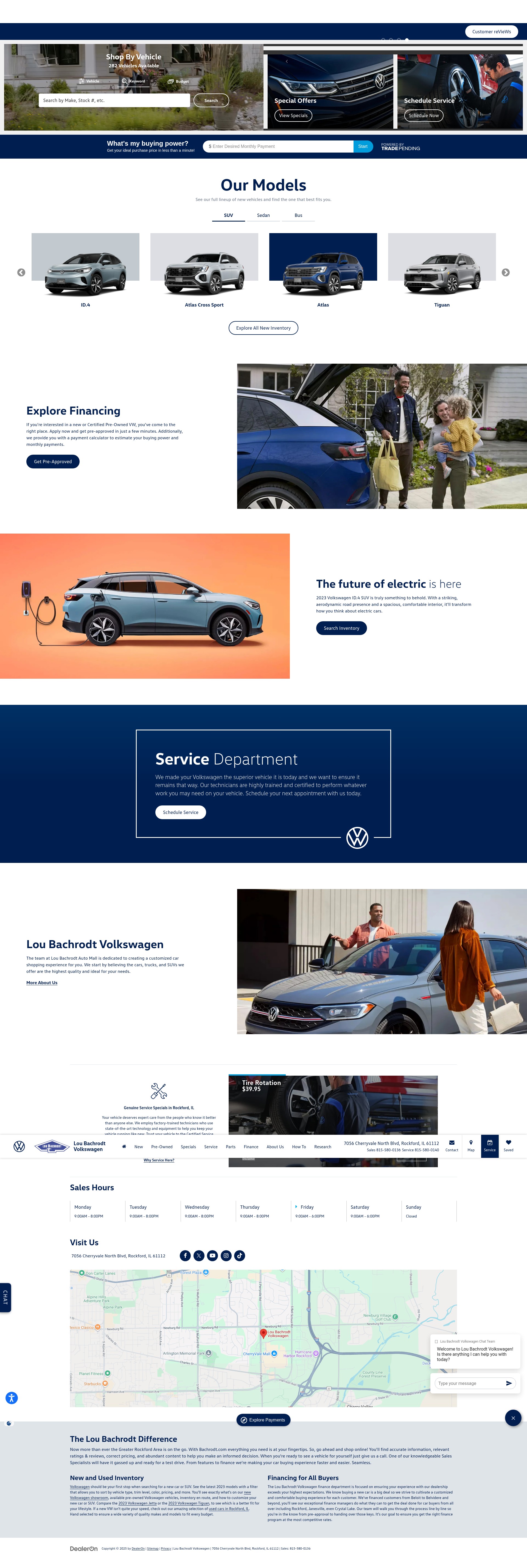Screenshot of loubachrodtvw.com