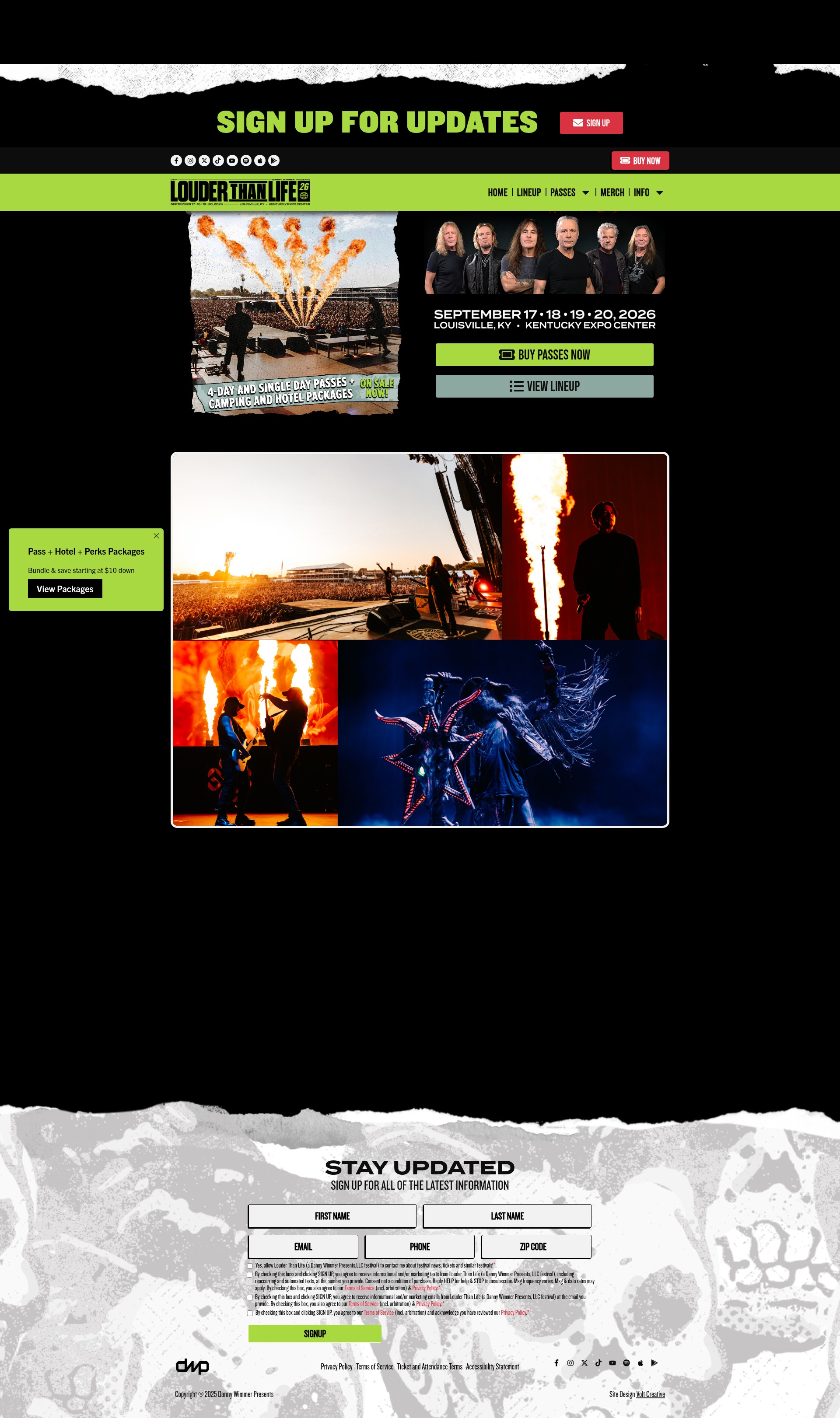 Screenshot of louderthanlifefestival.com