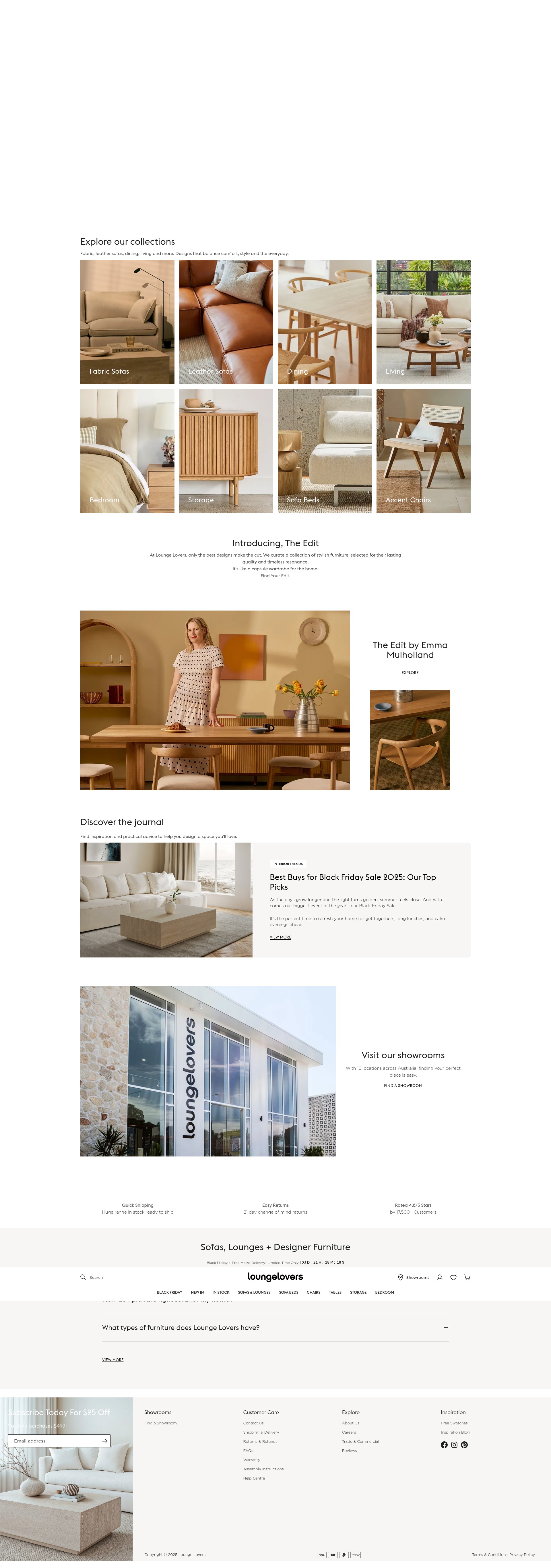 Screenshot of loungelovers.com.au