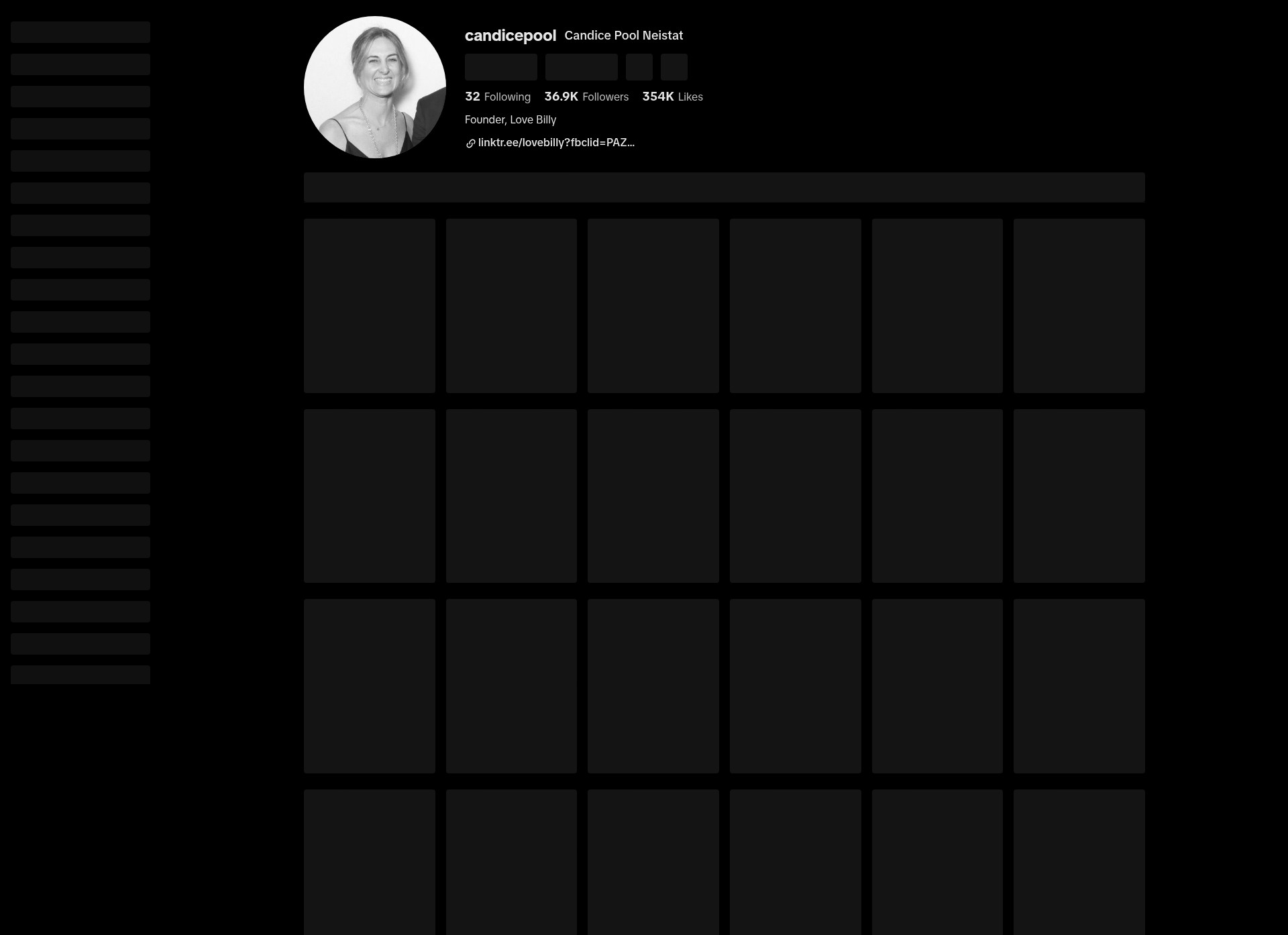 Screenshot of lovebilly.com