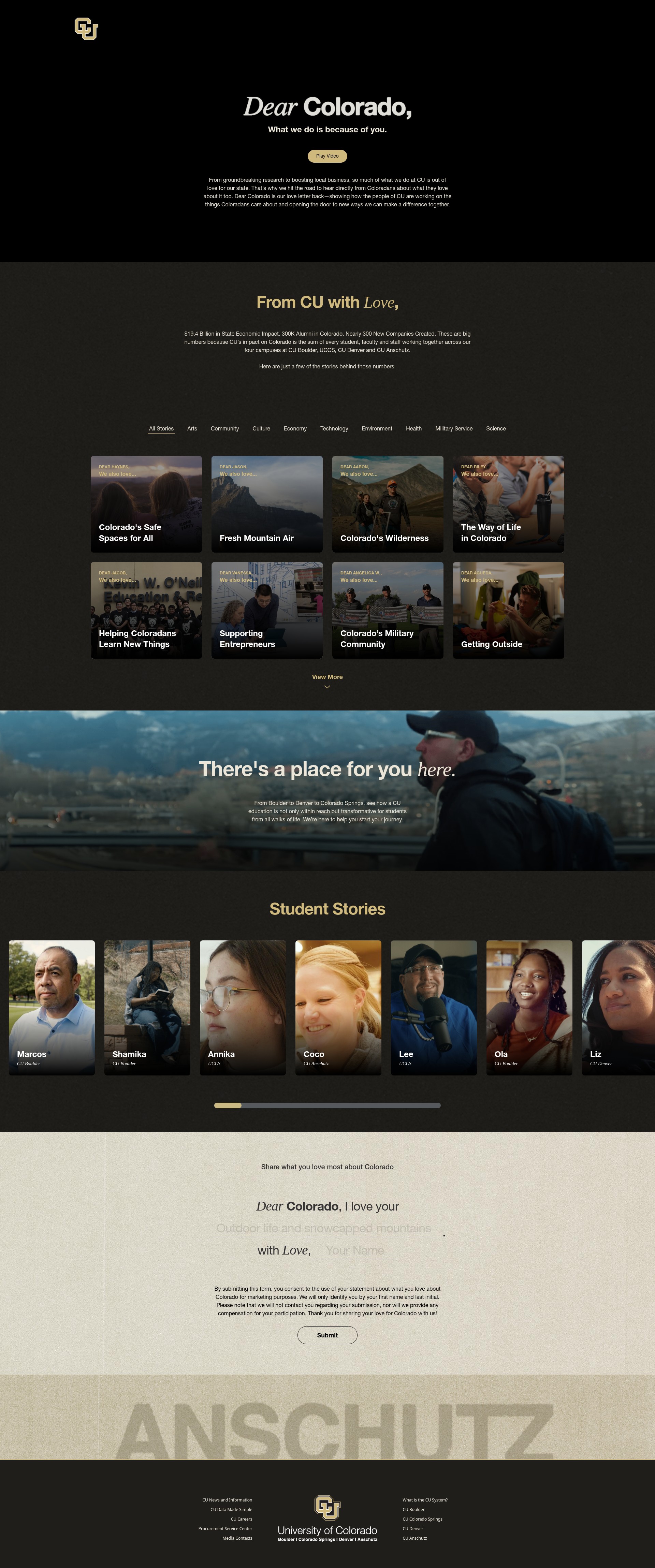 Screenshot of lovecolorado.com