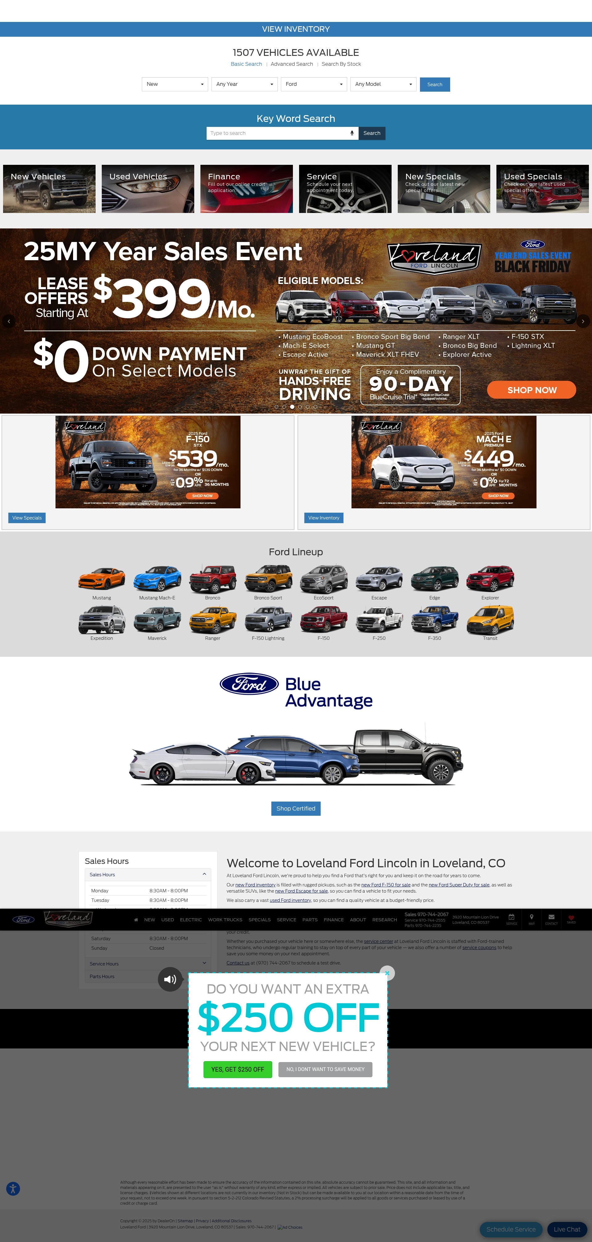 Screenshot of loveford.com