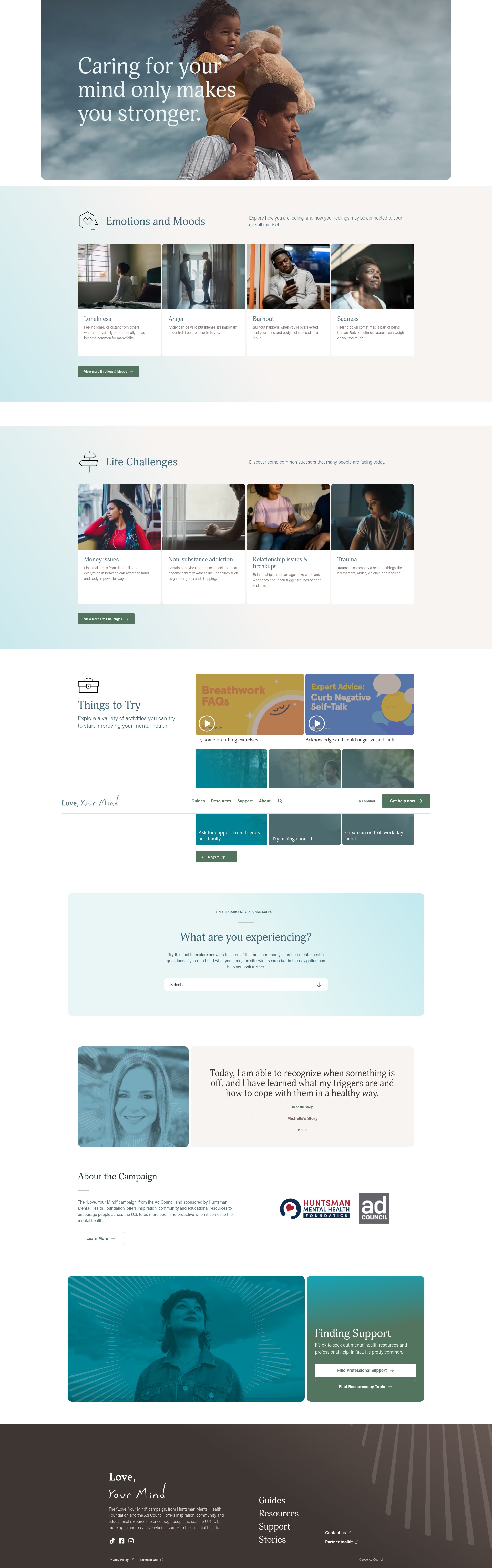 Screenshot of loveyourmindtoday.org