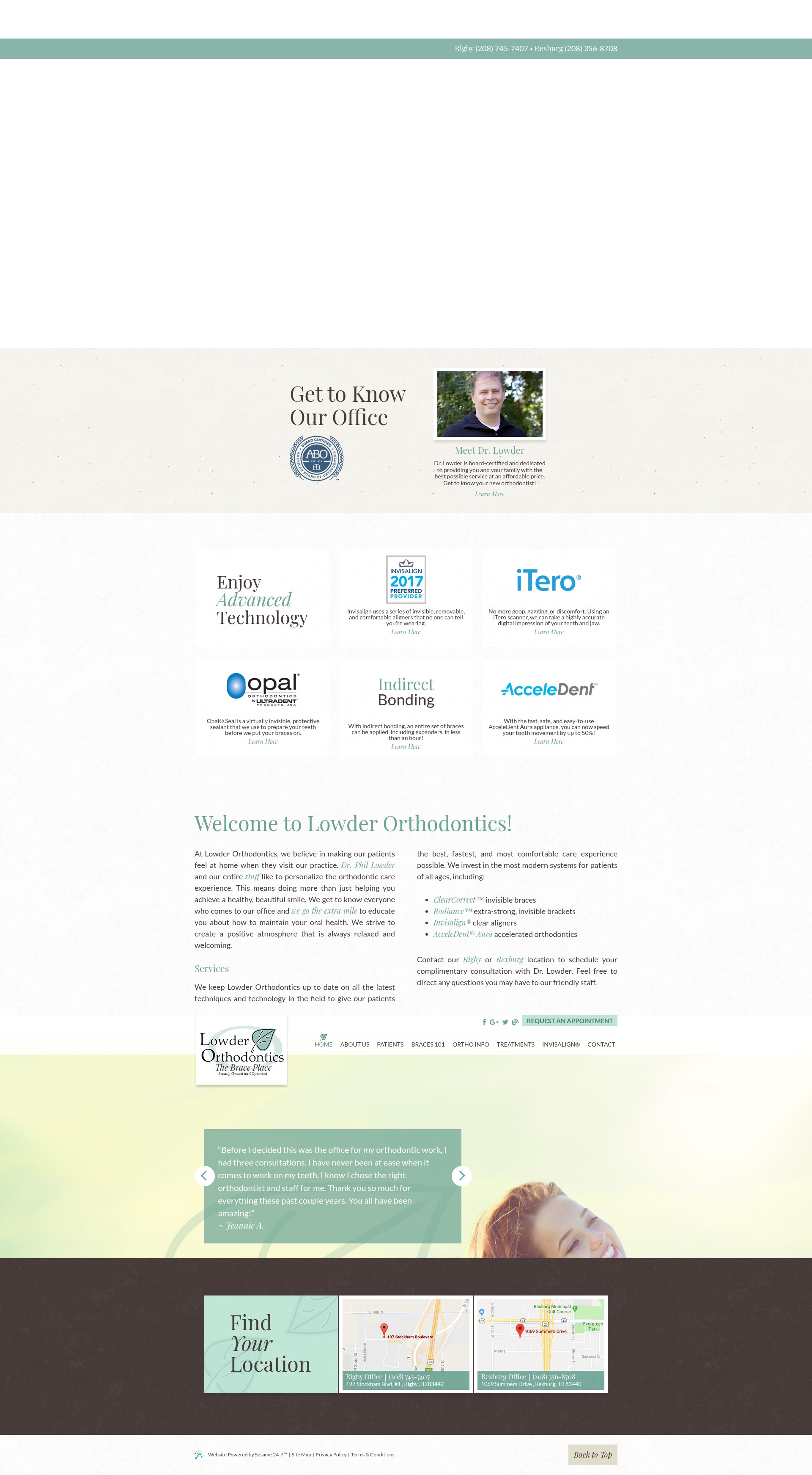 Screenshot of lowdersmiles.com