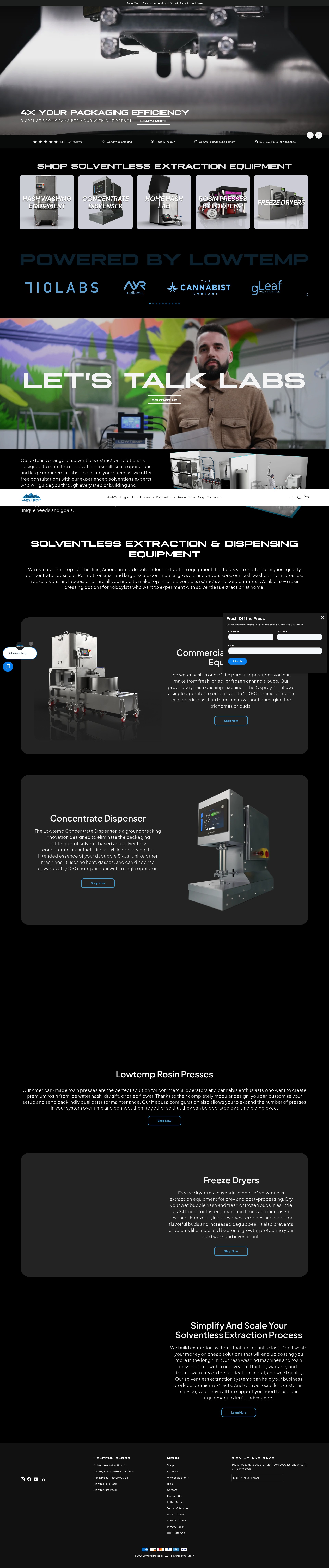 Screenshot of lowtemp-plates.com