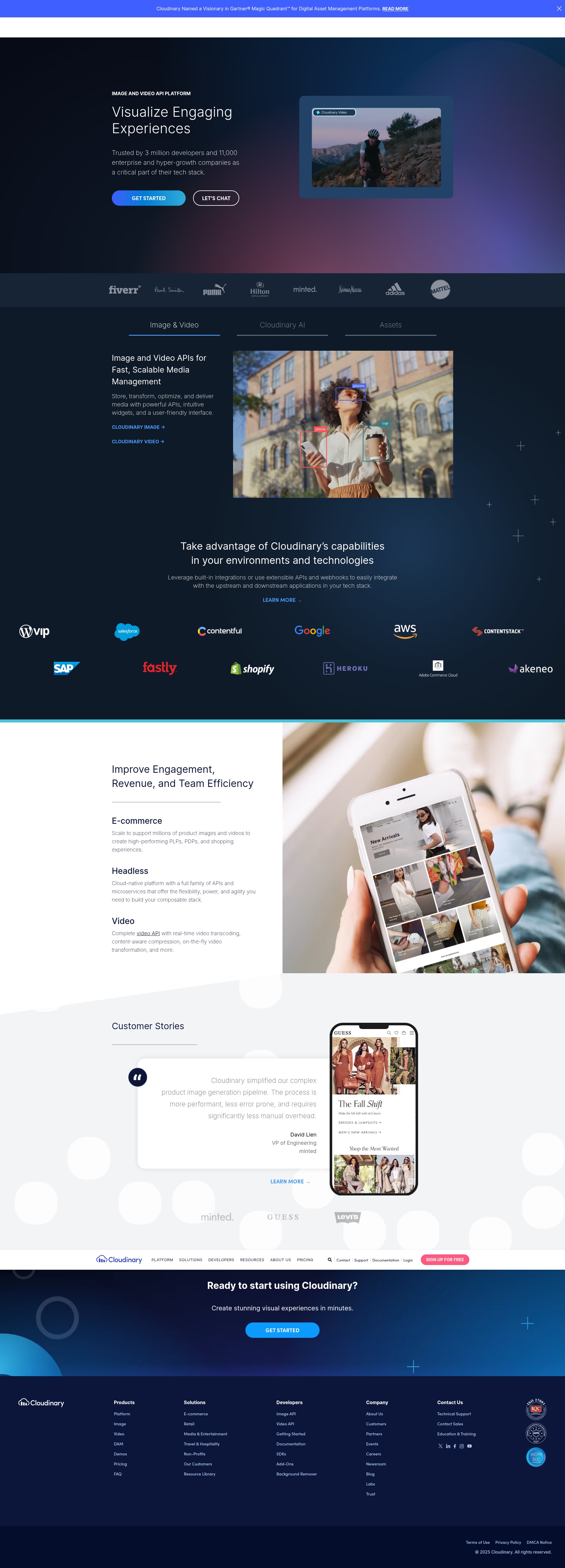 Screenshot of lp.cloudinary.com