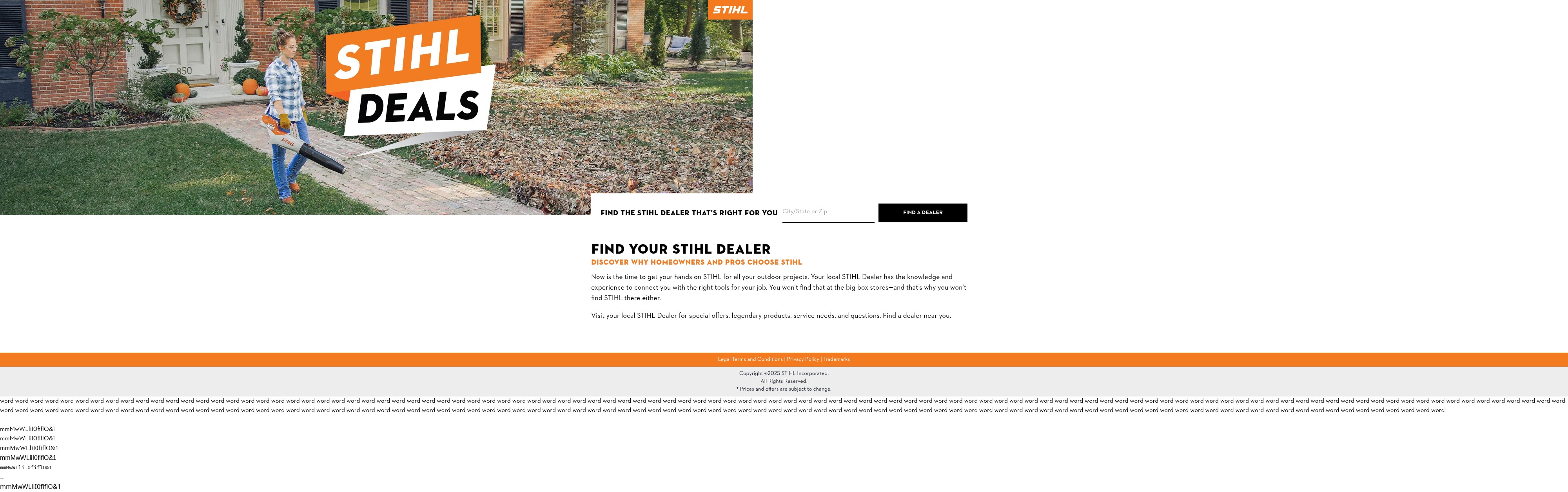 Screenshot of lp.stihldealer.net