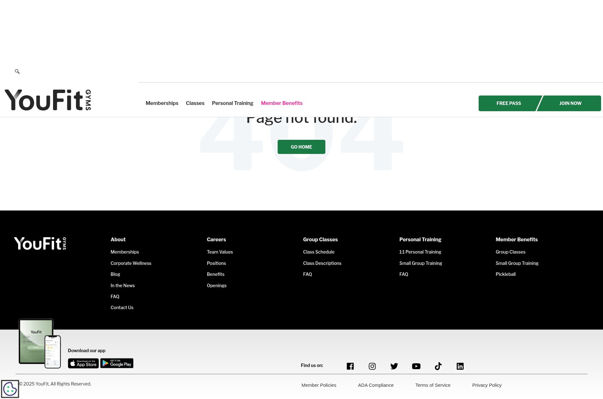 Screenshot of lp.youfit.com