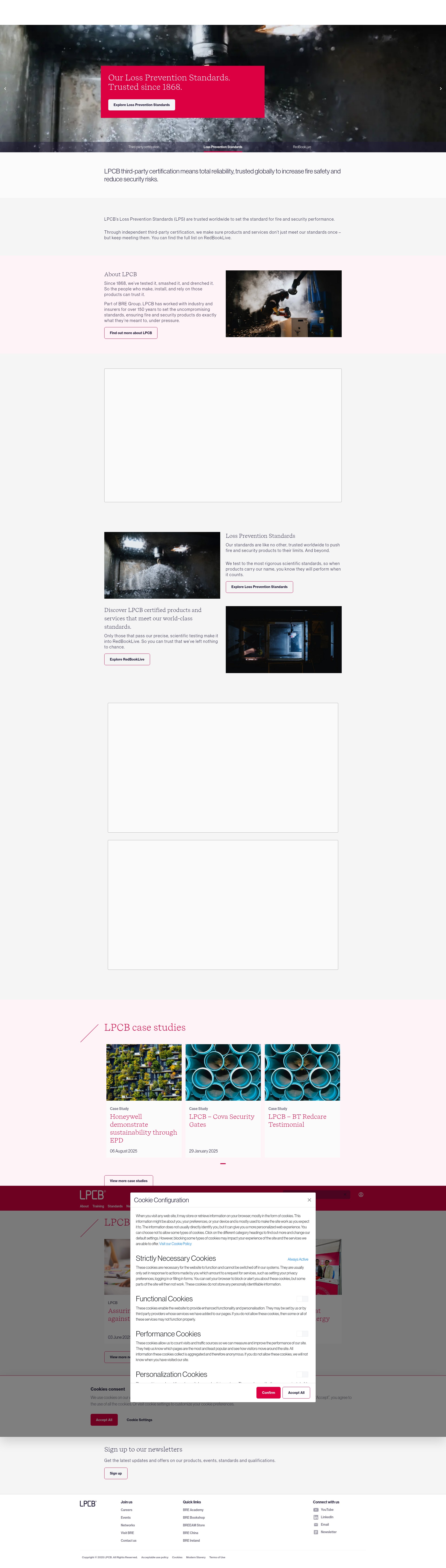 Screenshot of lpcb.com