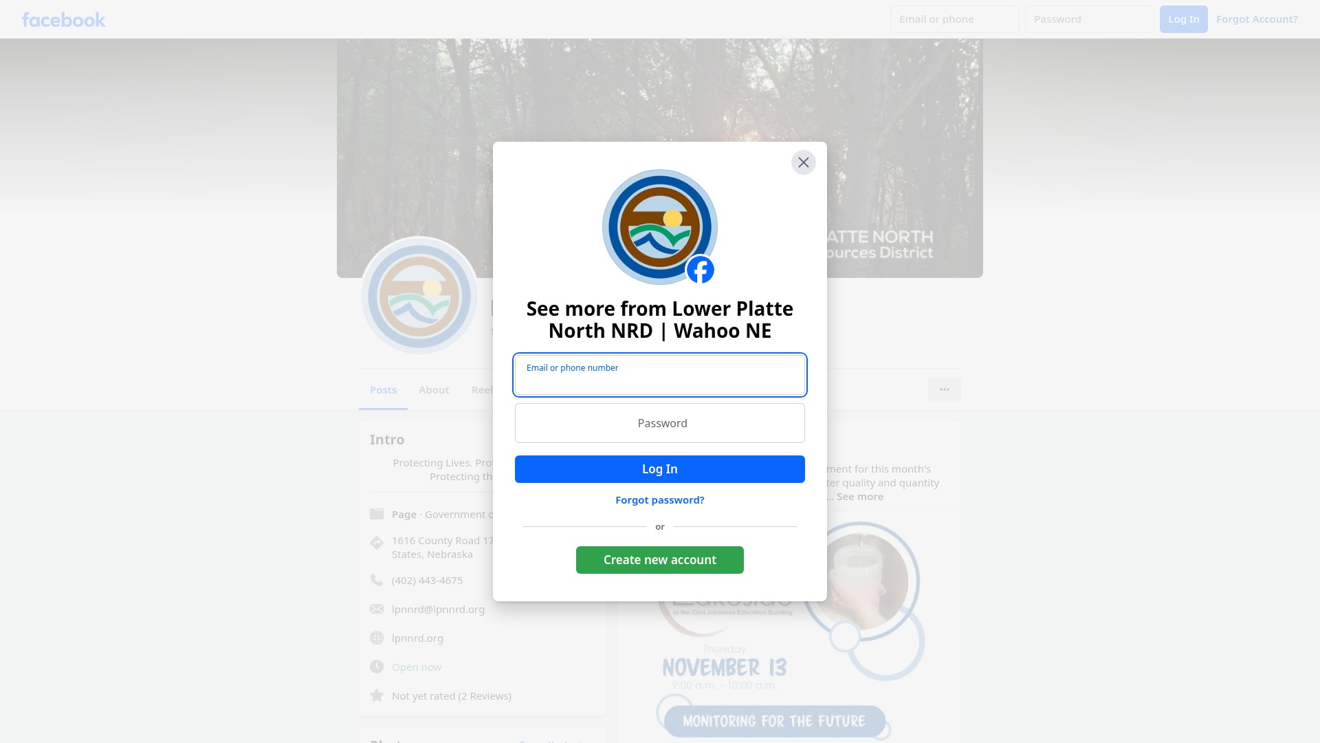 Screenshot of lpnnrd.org