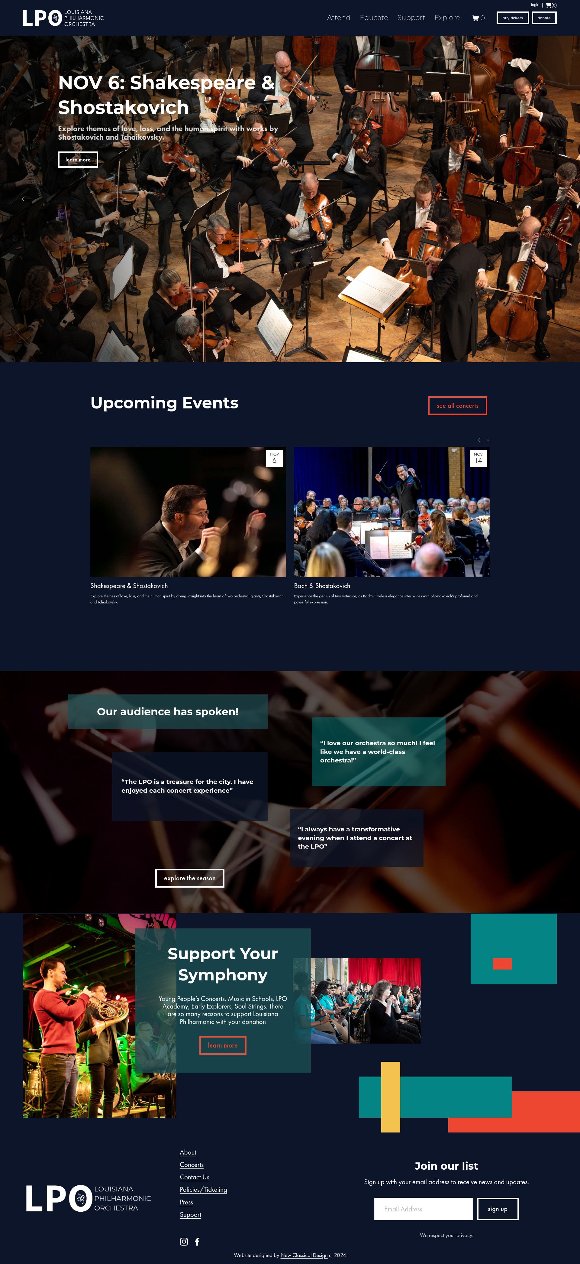 Screenshot of lpomusic.com
