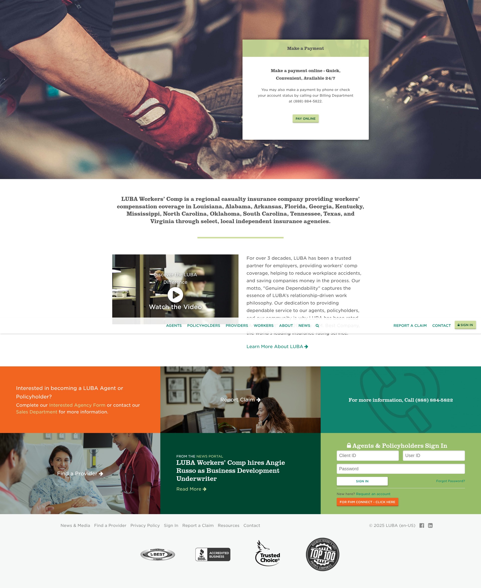 Screenshot of lubawc.com