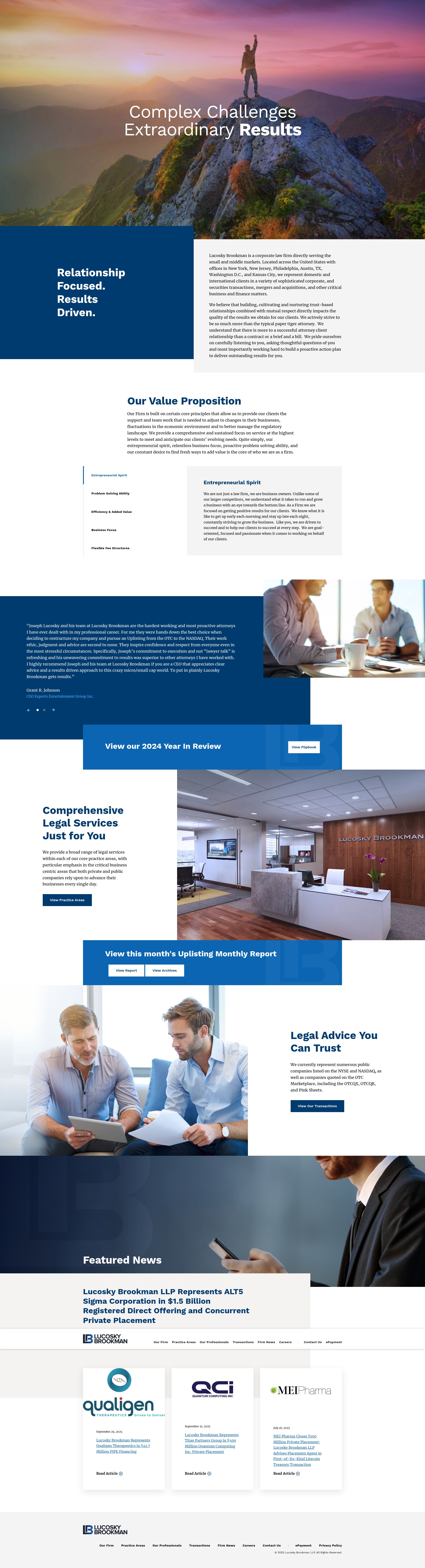 Screenshot of lucbro.com