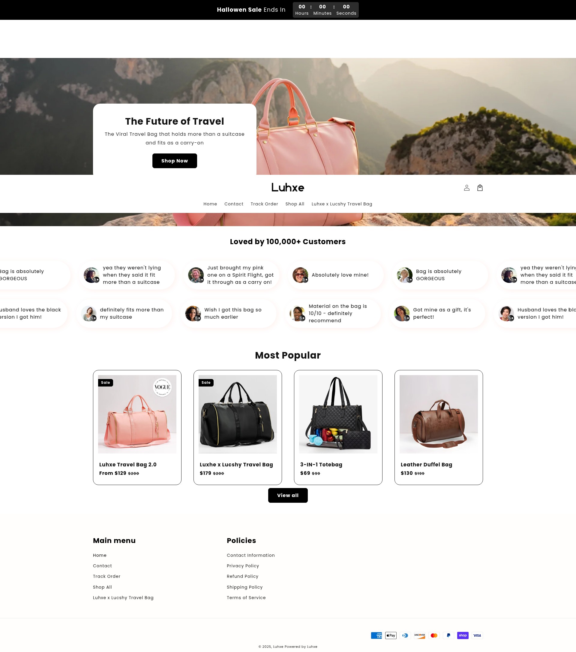 Screenshot of luhxe.com
