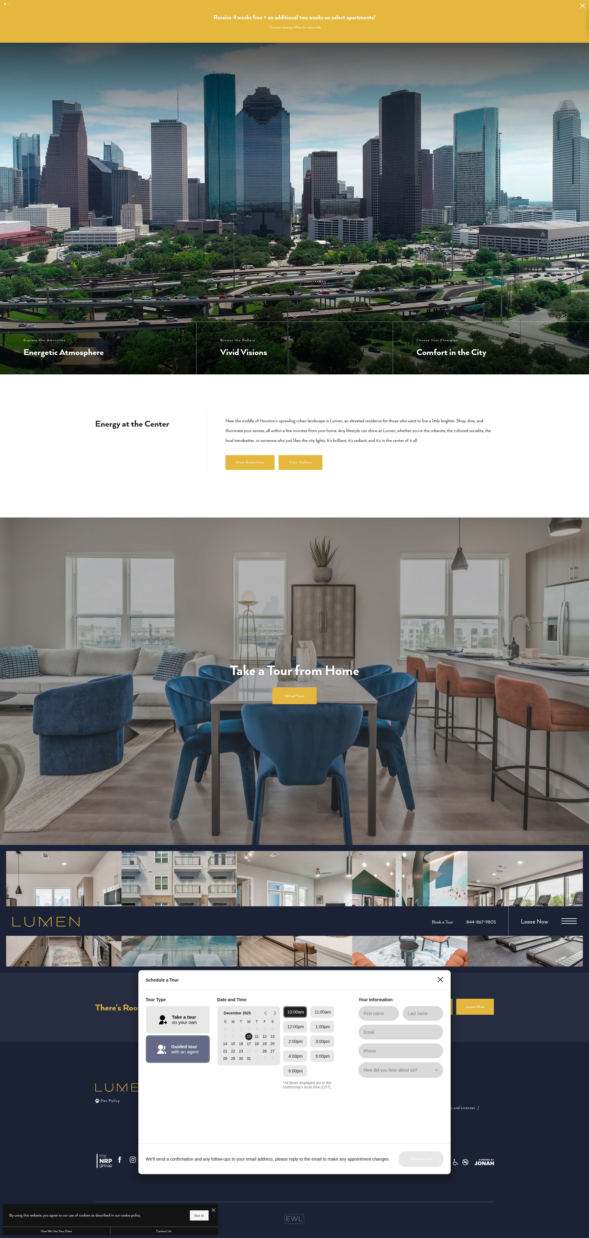 Screenshot of lumenhtx.com